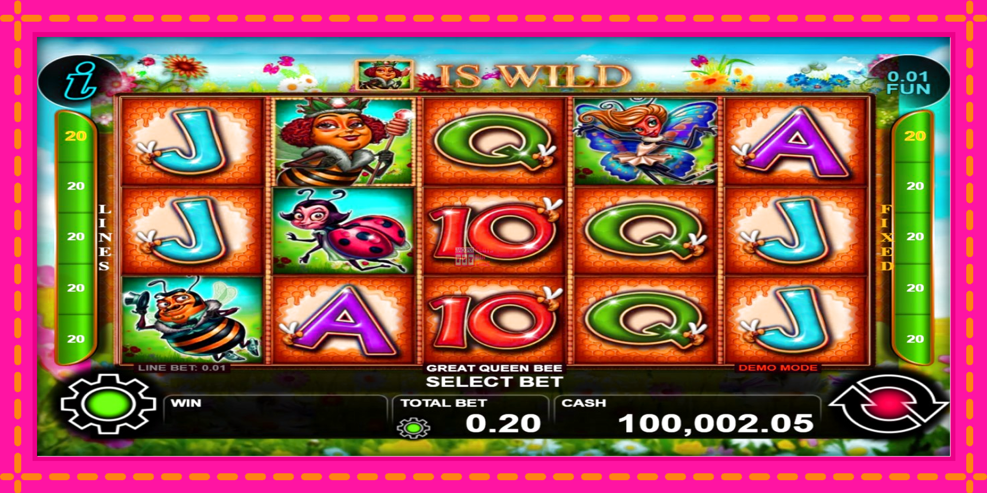 Slot machine Great Queen Bee gratuitamente, immagine 1