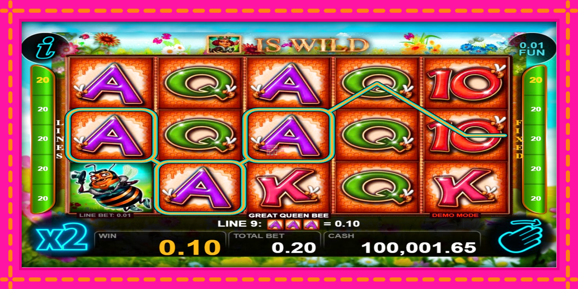 Slot machine Great Queen Bee gratuitamente, immagine 2