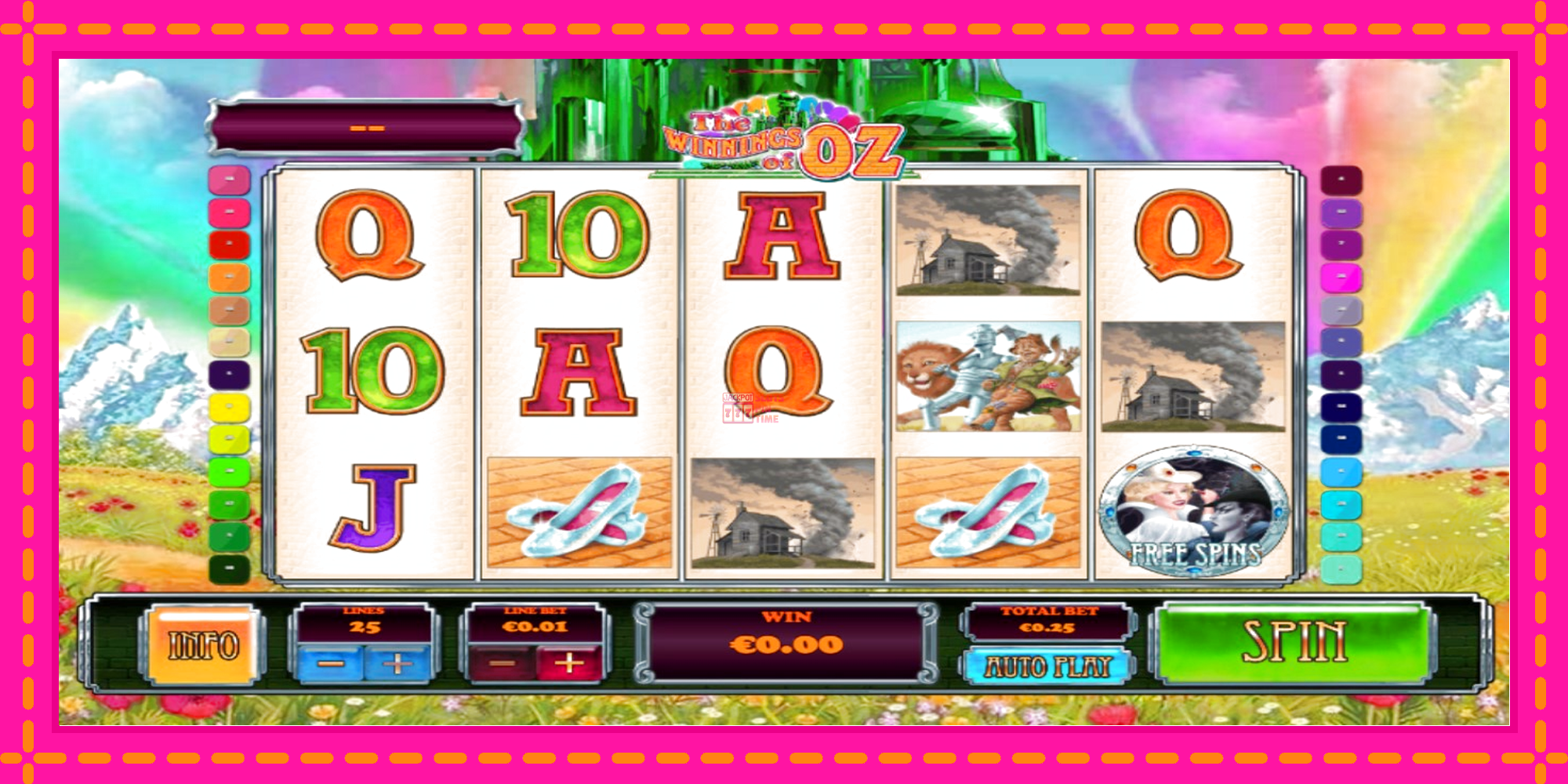 Slot machine The Winnings of Oz gratuitamente, immagine 1