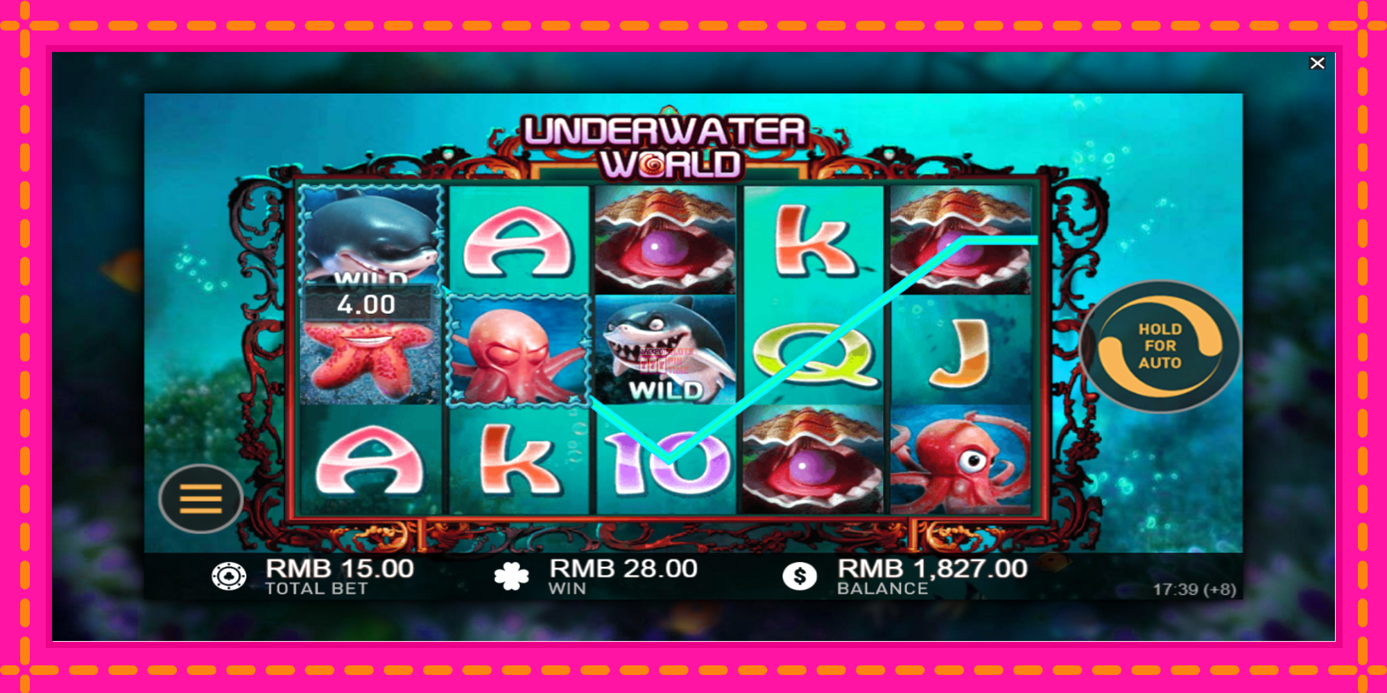 Slot machine Underwater World gratuitamente, immagine 4