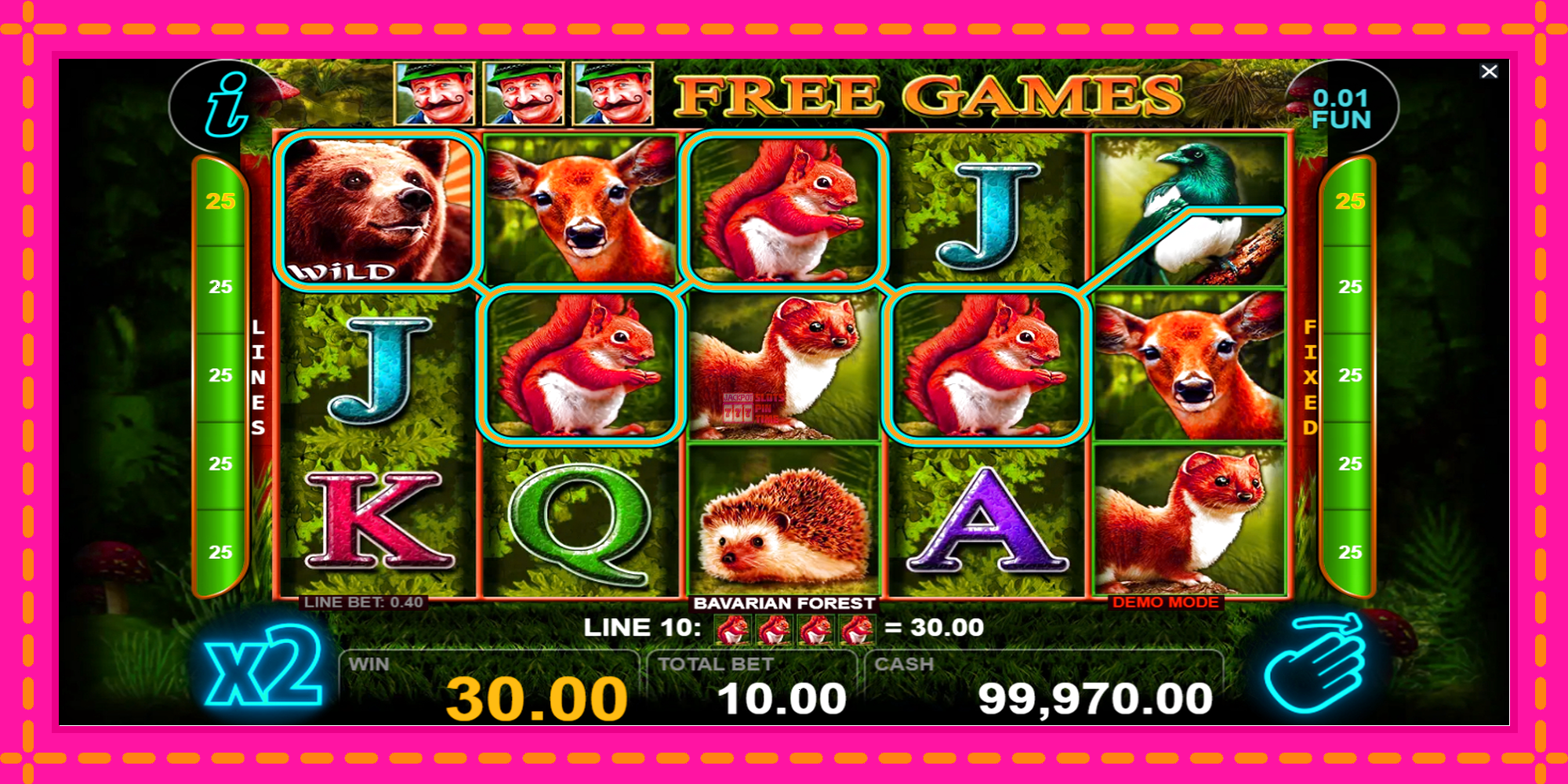 Slot machine Bavarian Forest gratuitamente, immagine 2