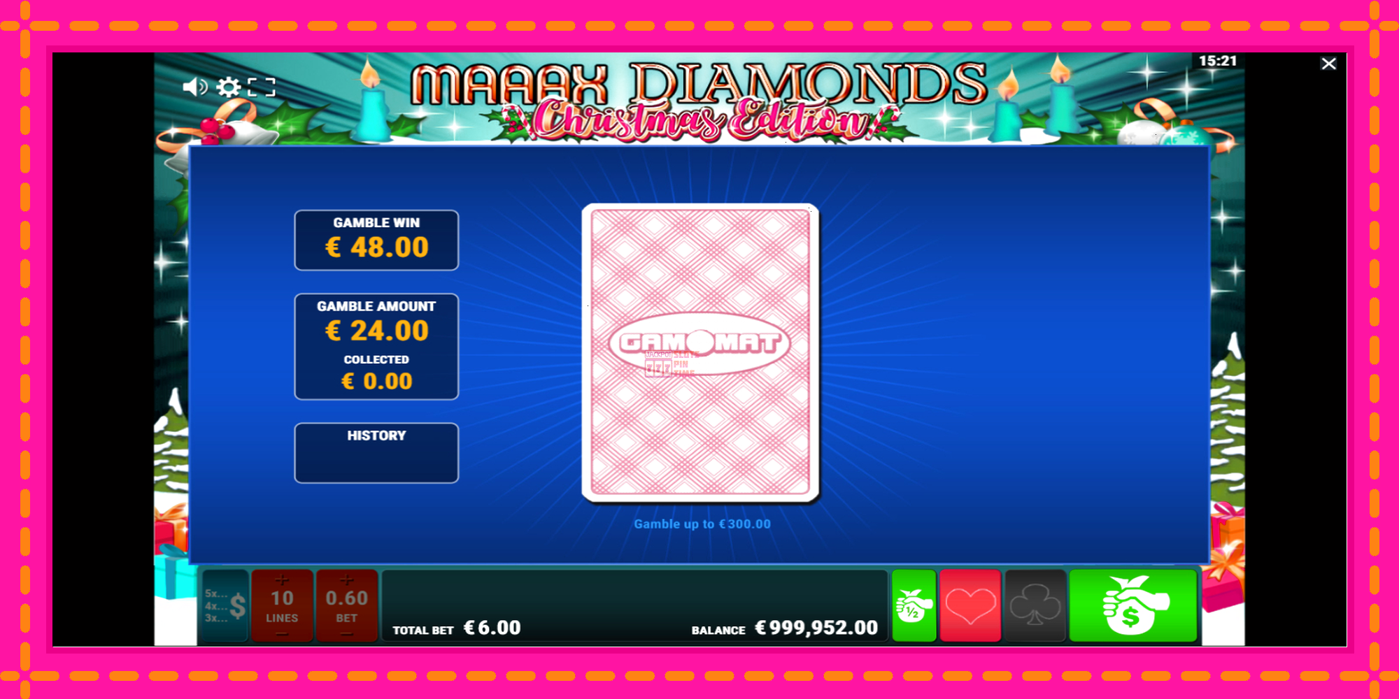 Slot machine Maaax Diamonds Christmas Edition gratuitamente, immagine 4