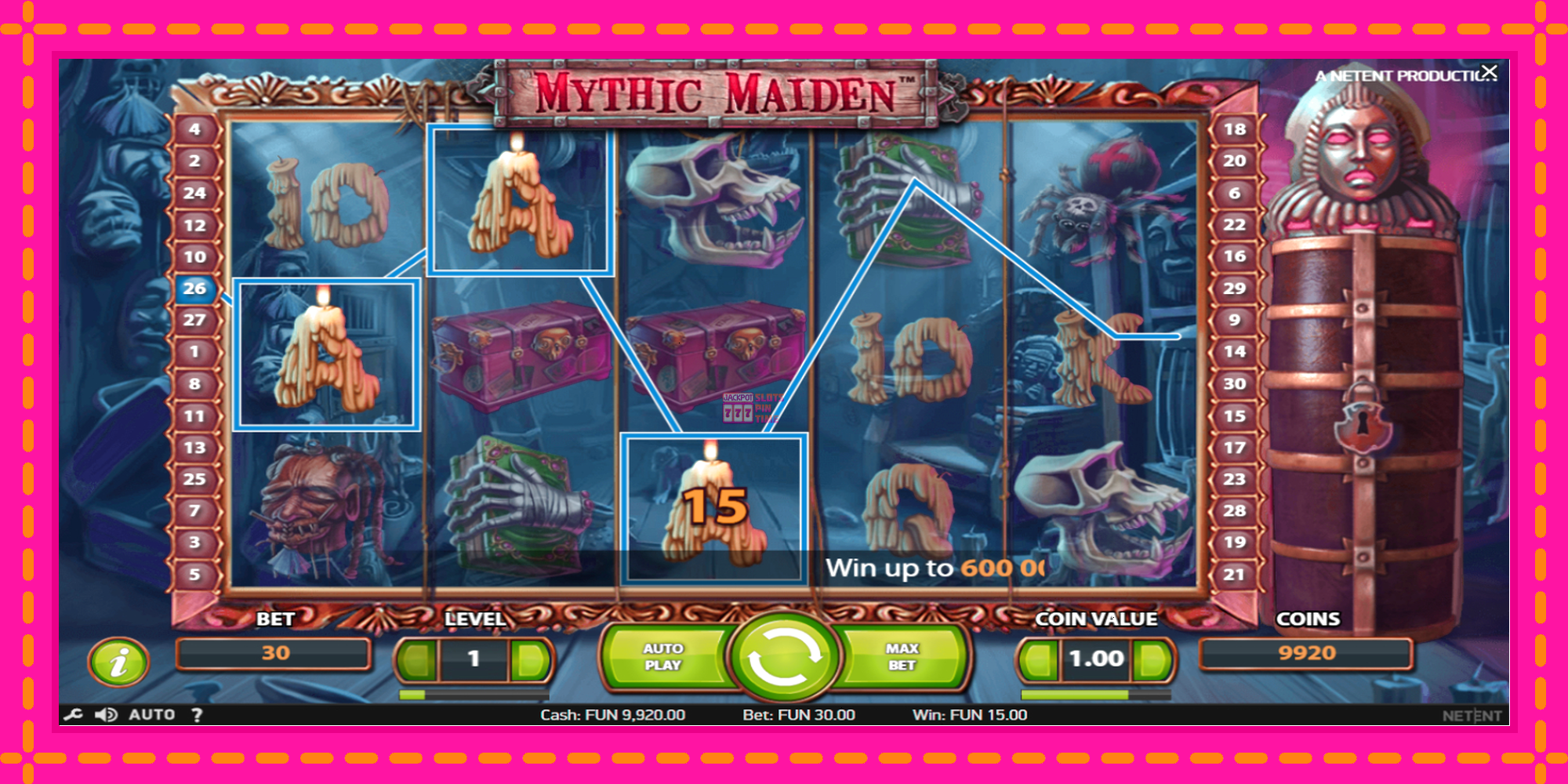 Slot machine Mythic Maiden gratuitamente, immagine 3