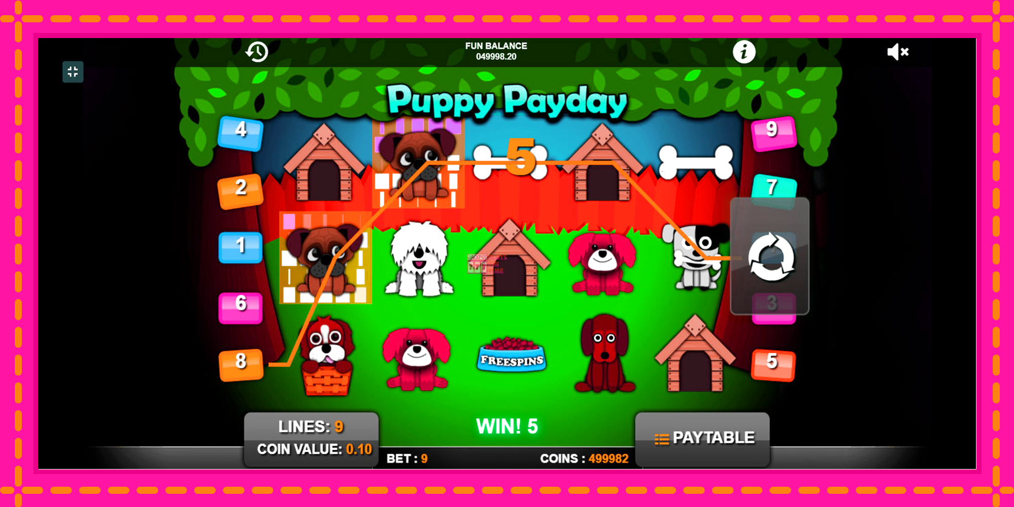 Slot machine Puppy Payday gratuitamente, immagine 3