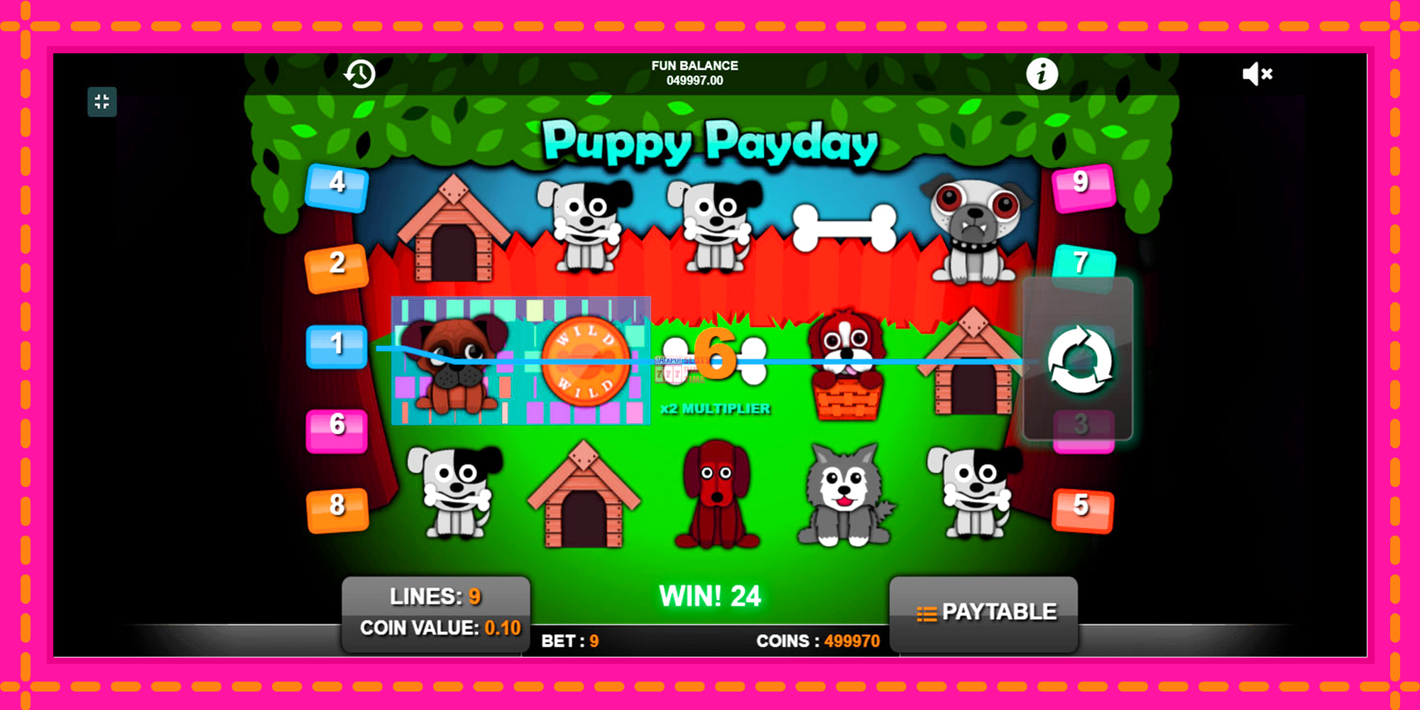 Slot machine Puppy Payday gratuitamente, immagine 4