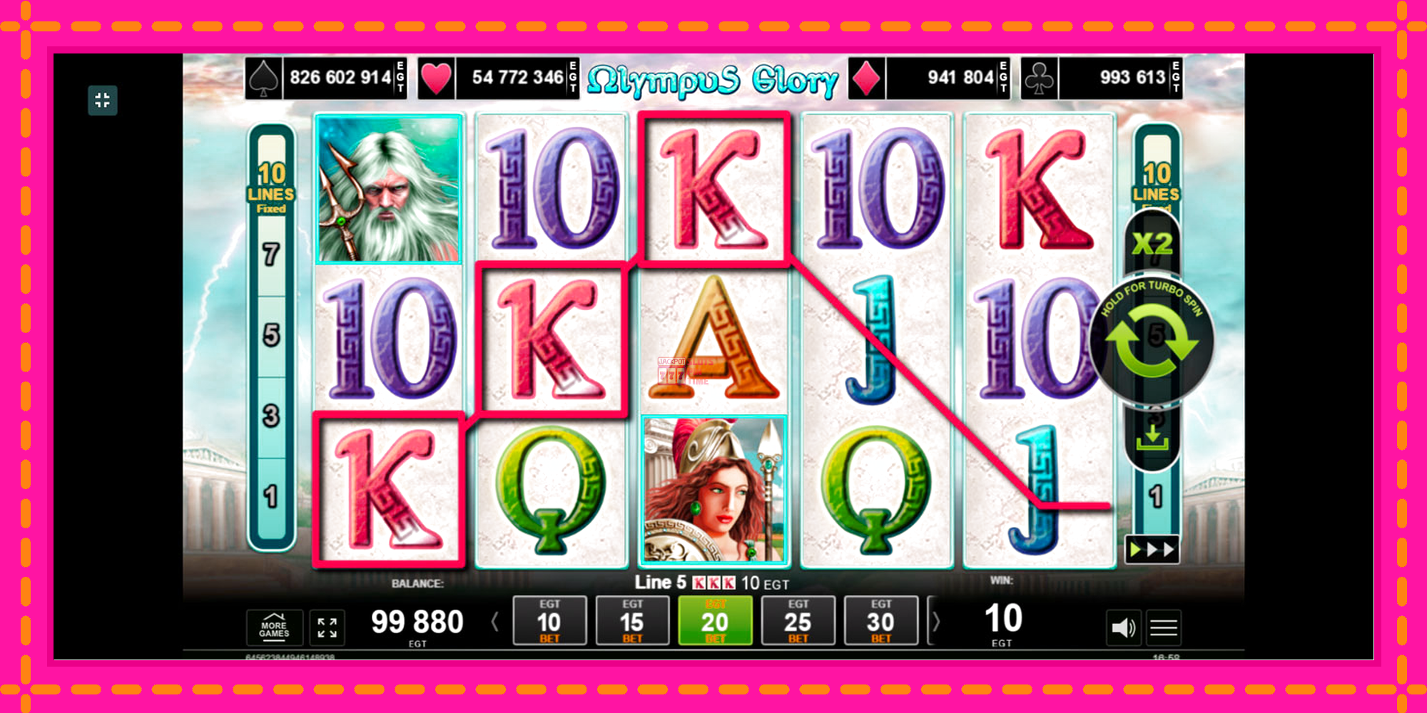 Slot machine Olympus Glory gratuitamente, immagine 4