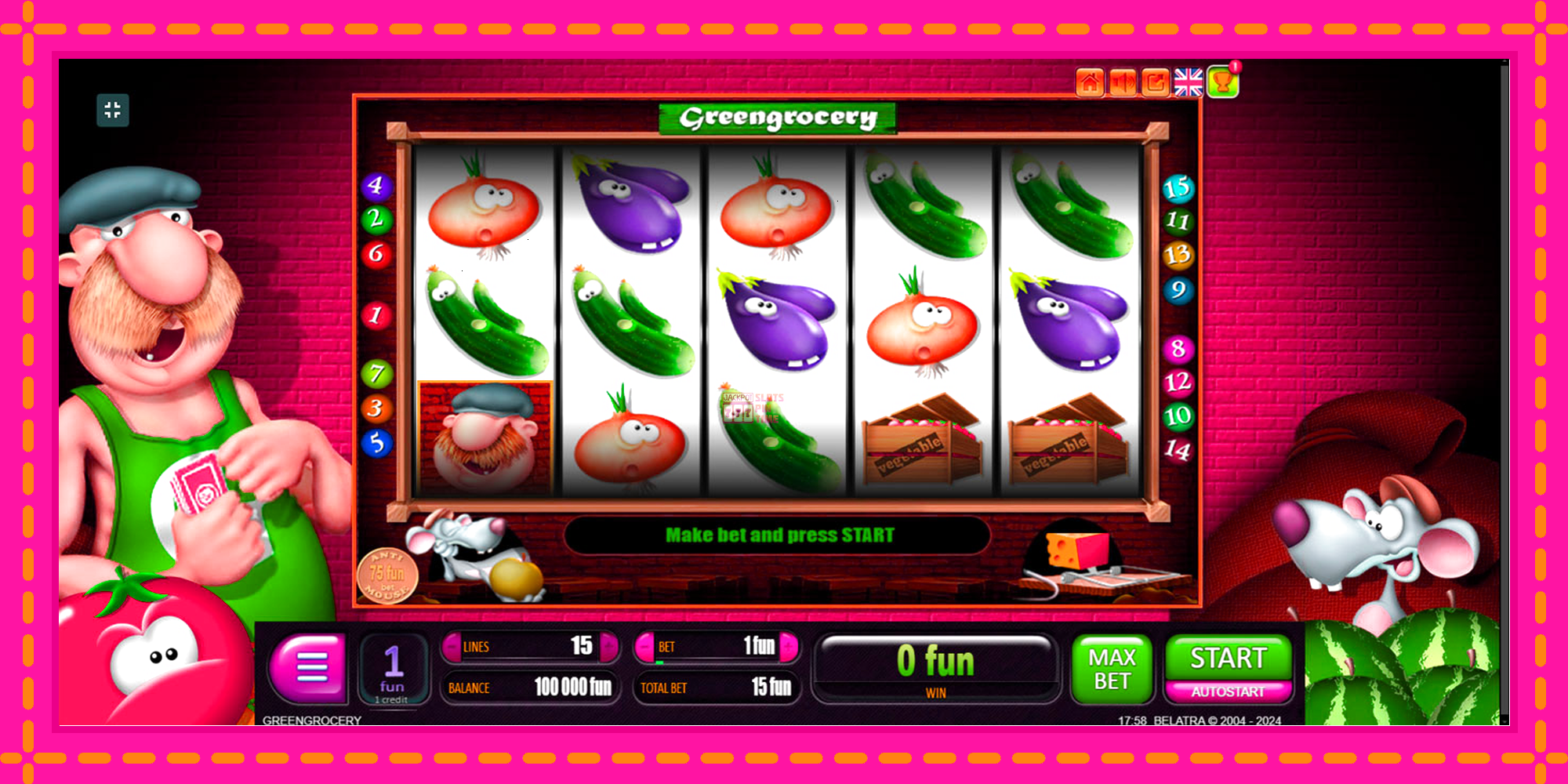 Slot machine Green Grocery gratuitamente, immagine 1