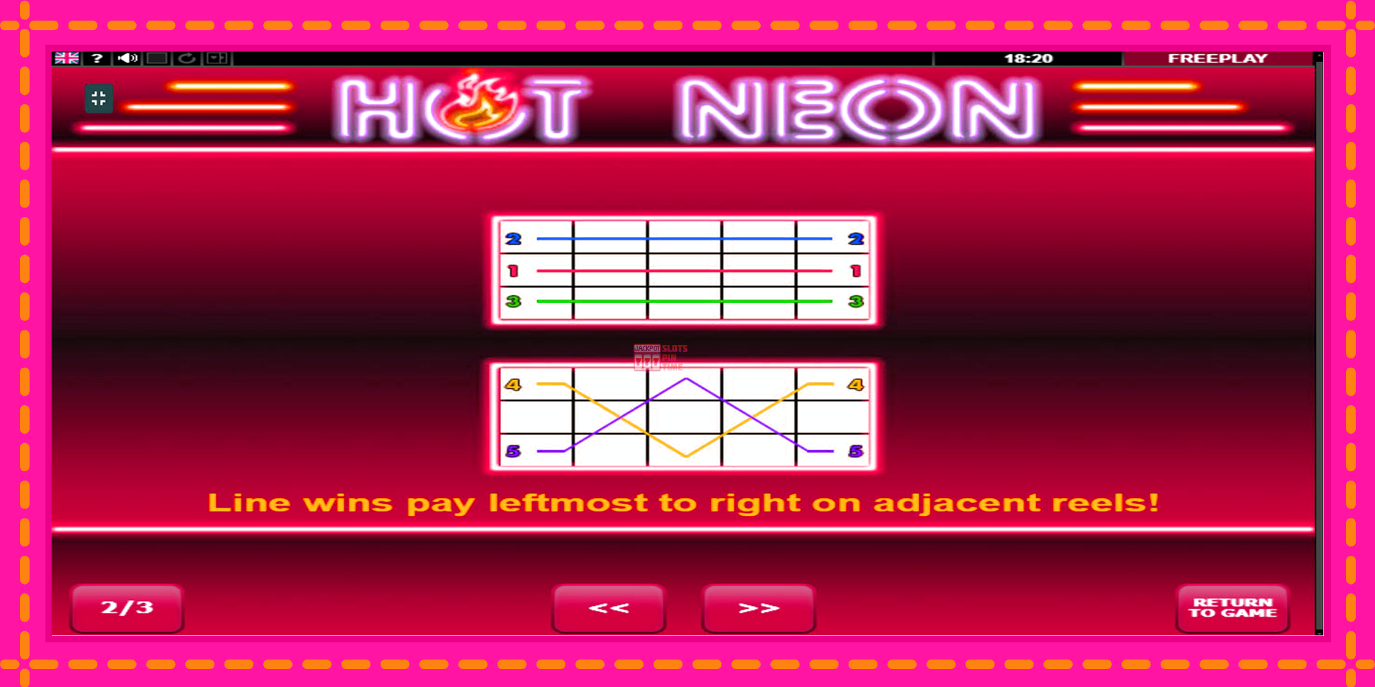 Slot machine Hot Neon gratuitamente, immagine 6