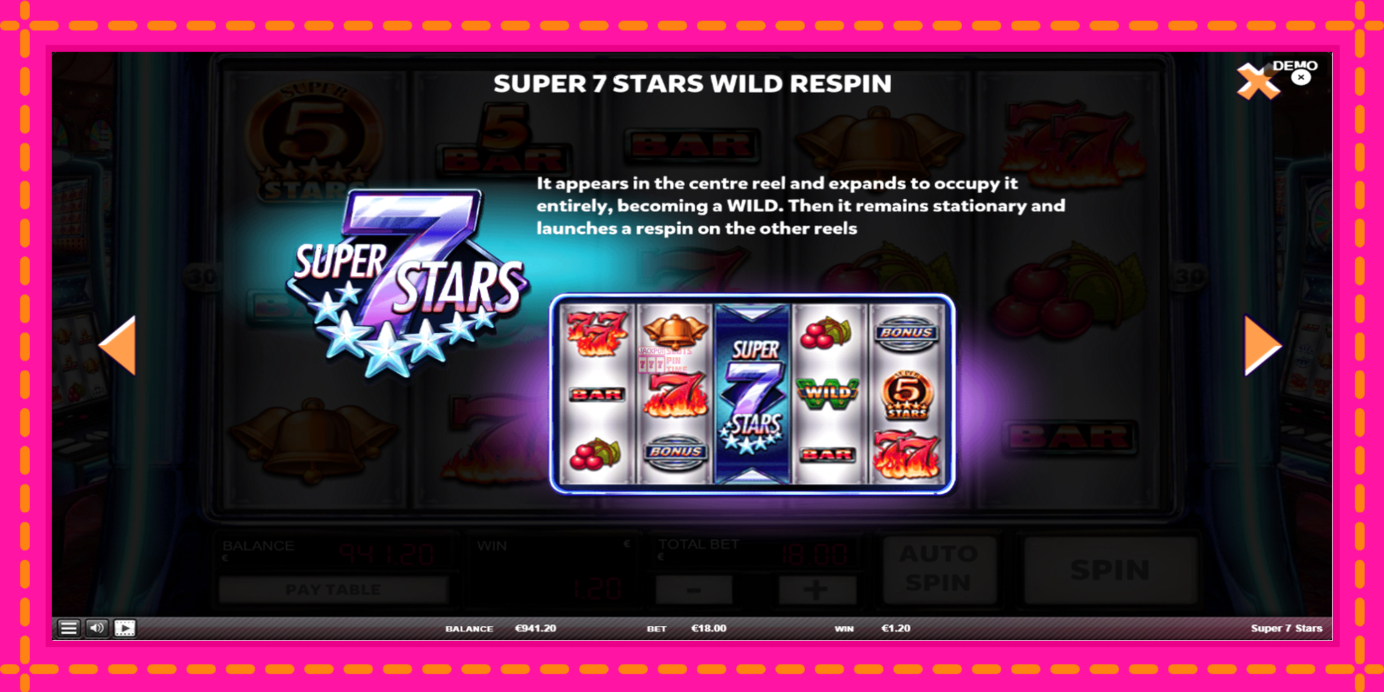 Slot machine Super 7 Stars gratuitamente, immagine 6