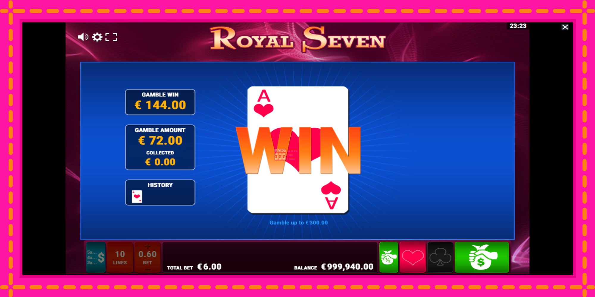 Slot machine Royal Seven gratuitamente, immagine 5