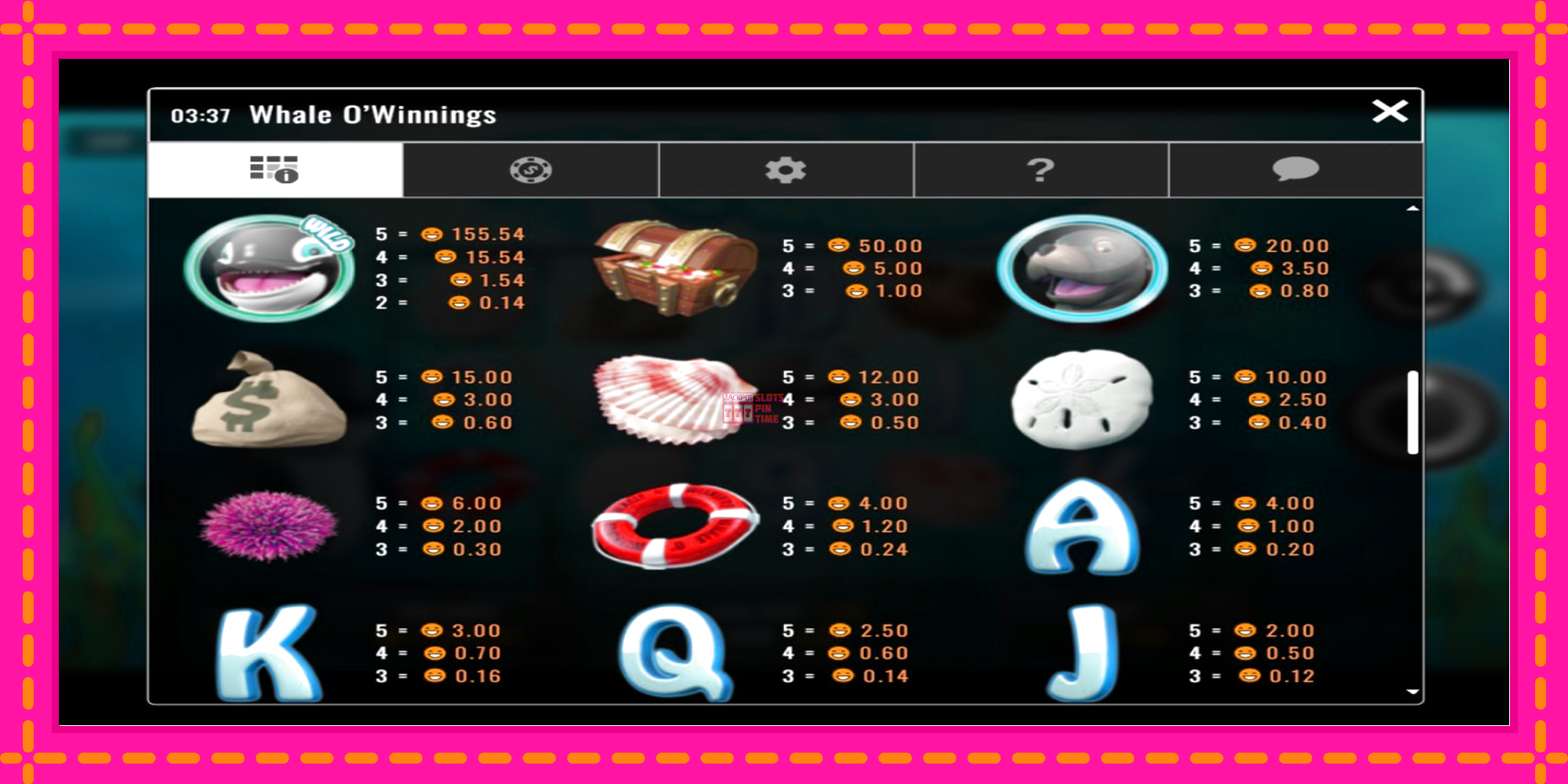 Slot machine Whale O’Winnings gratuitamente, immagine 4