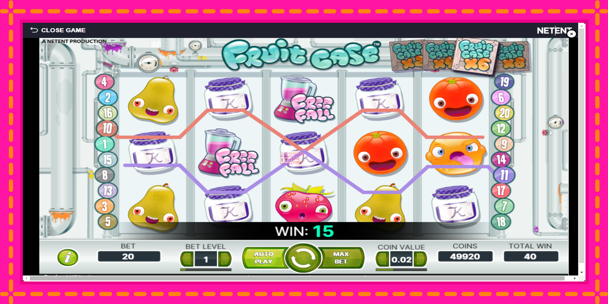 Slot machine Fruit Case gratuitamente, immagine 3