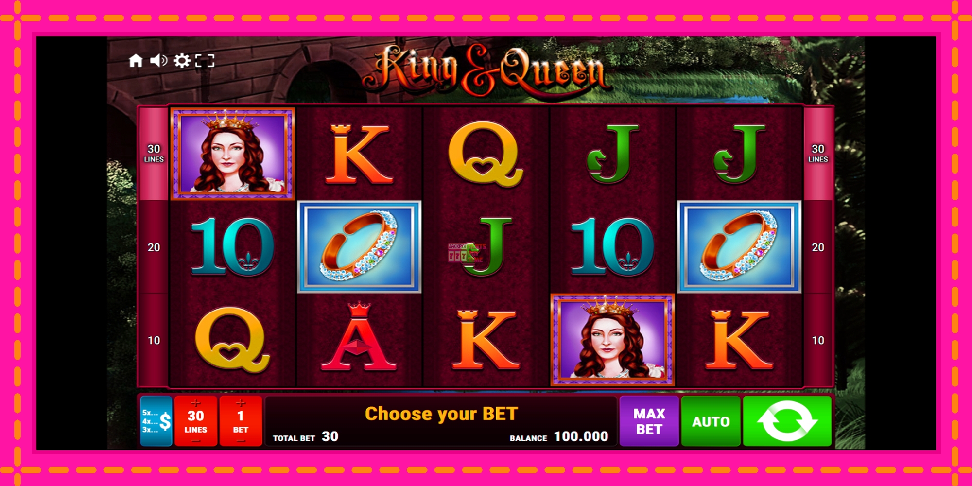 Slot machine King Queen gratuitamente, immagine 2