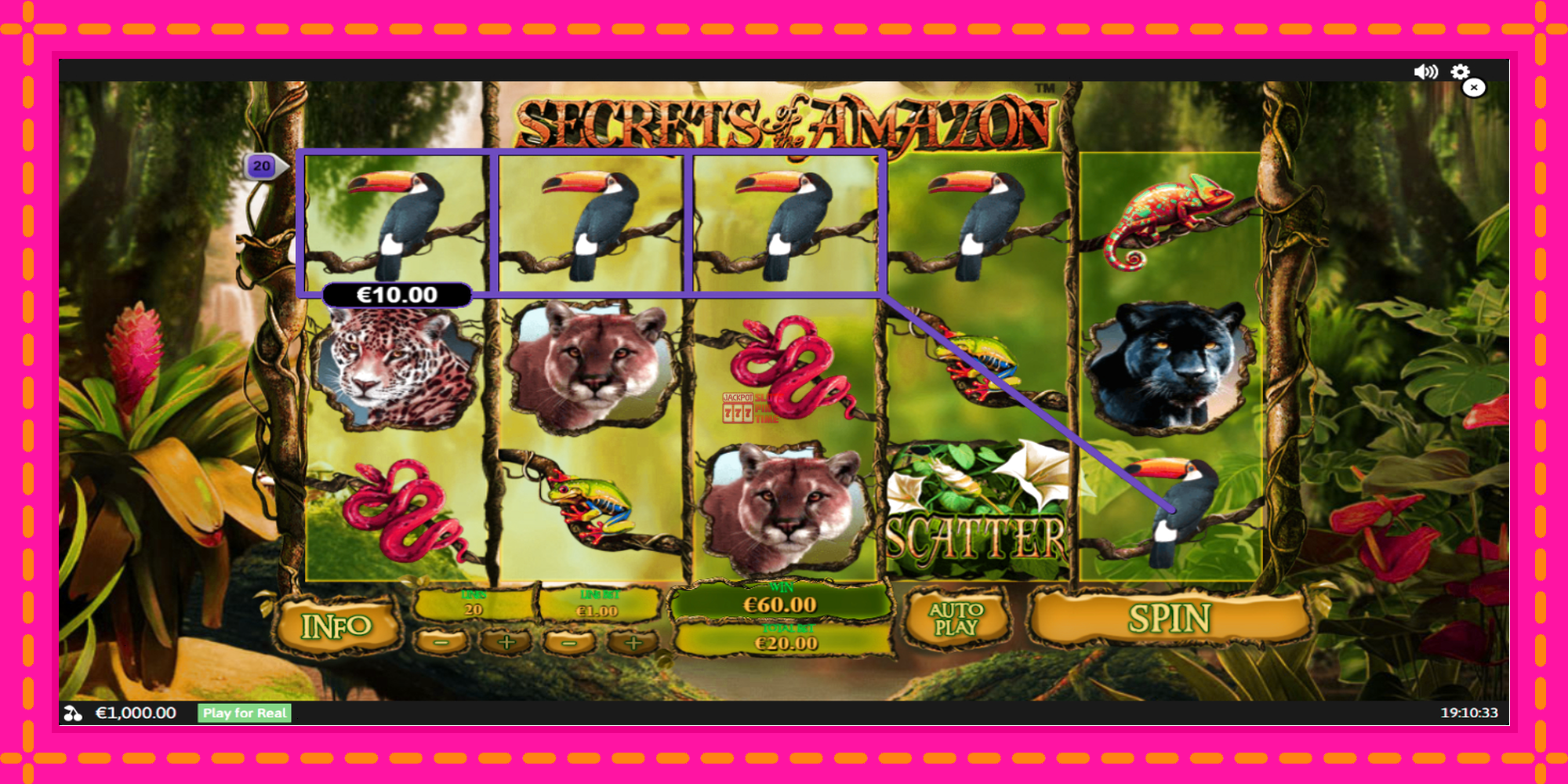 Slot machine Secrets of the Amazon gratuitamente, immagine 2