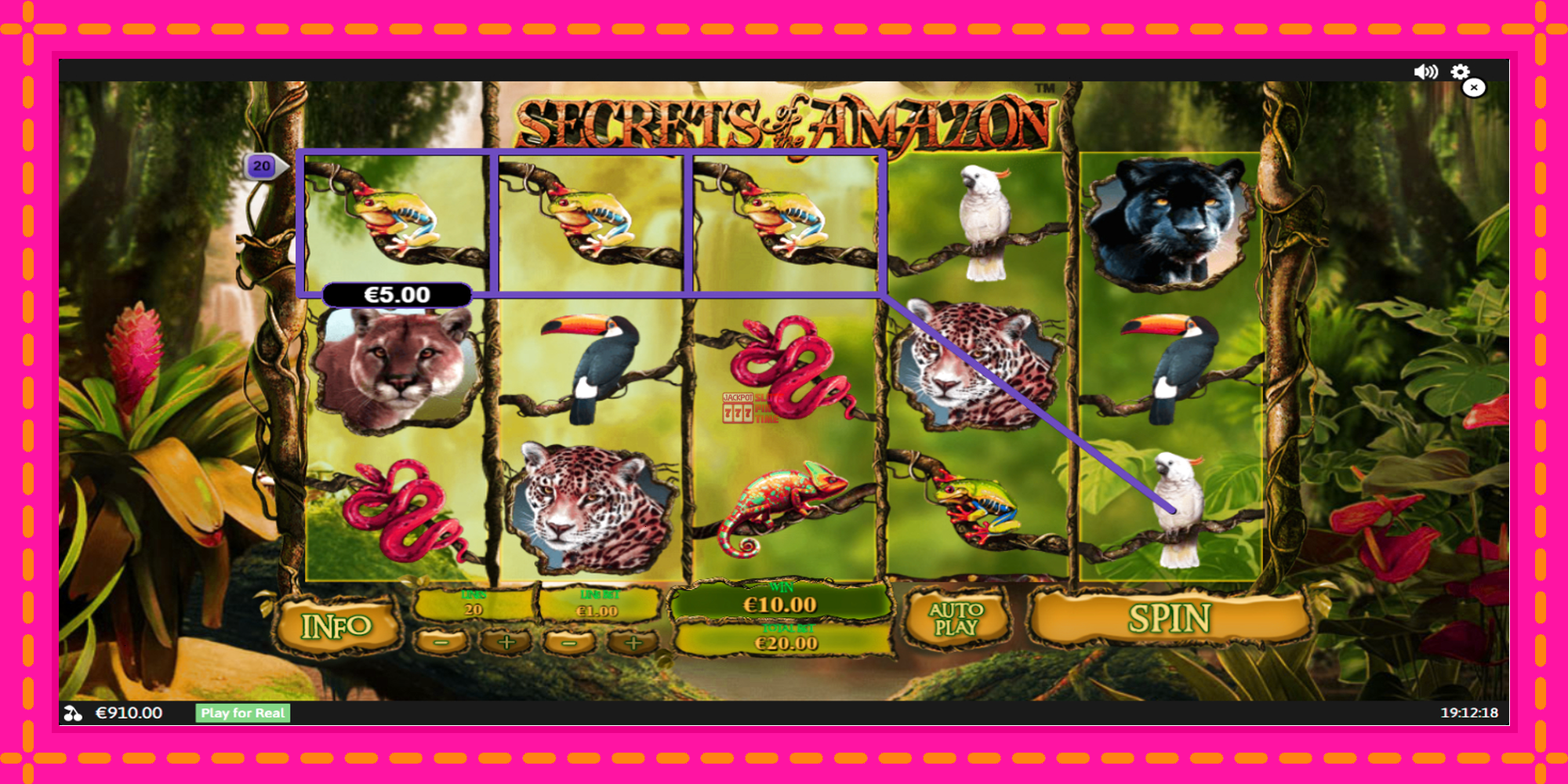 Slot machine Secrets of the Amazon gratuitamente, immagine 4