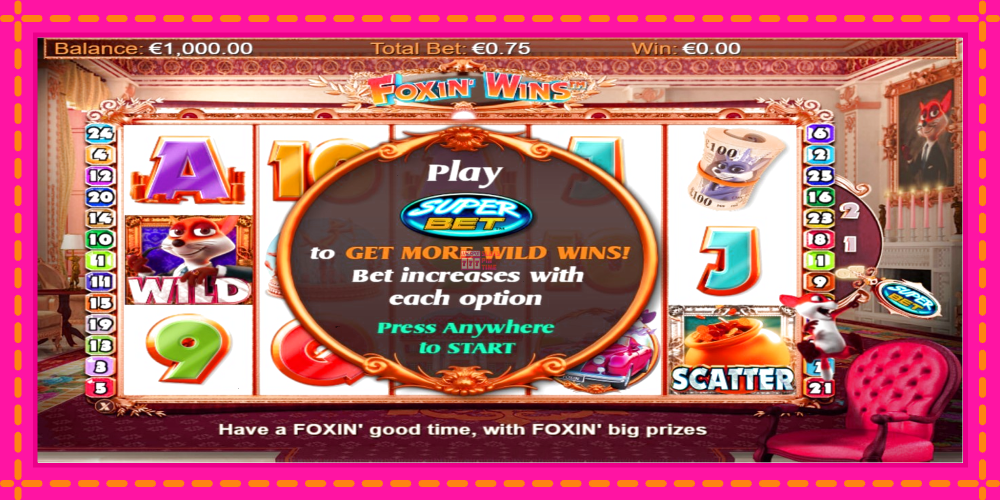 Slot machine Foxin Wins gratuitamente, immagine 1