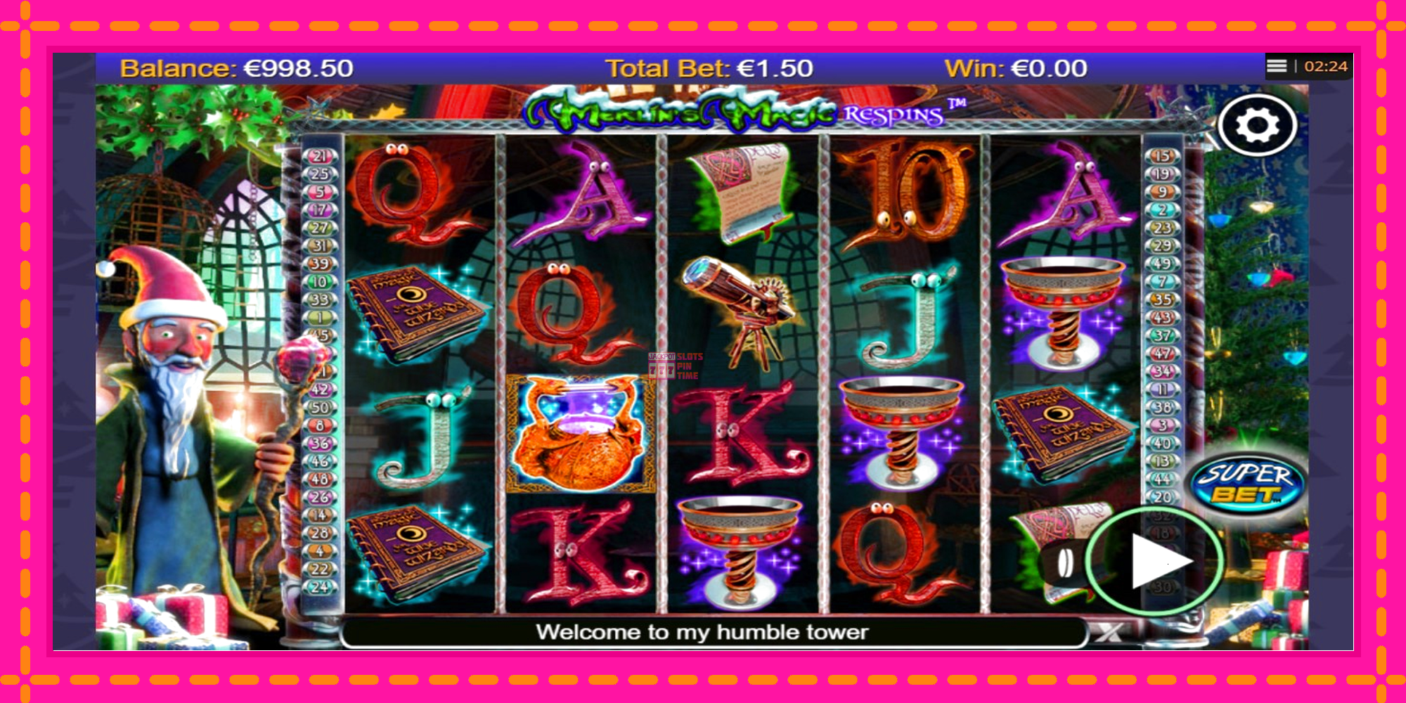 Slot machine Merlins Magic Respins Christmas gratuitamente, immagine 1