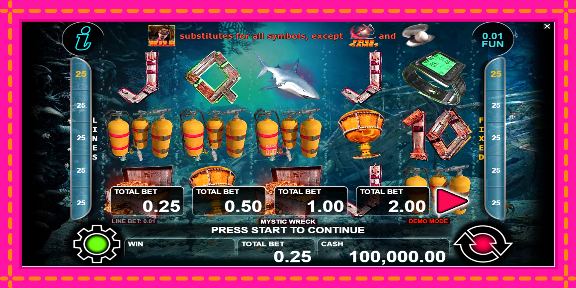 Slot machine Mystic Wreck gratuitamente, immagine 1