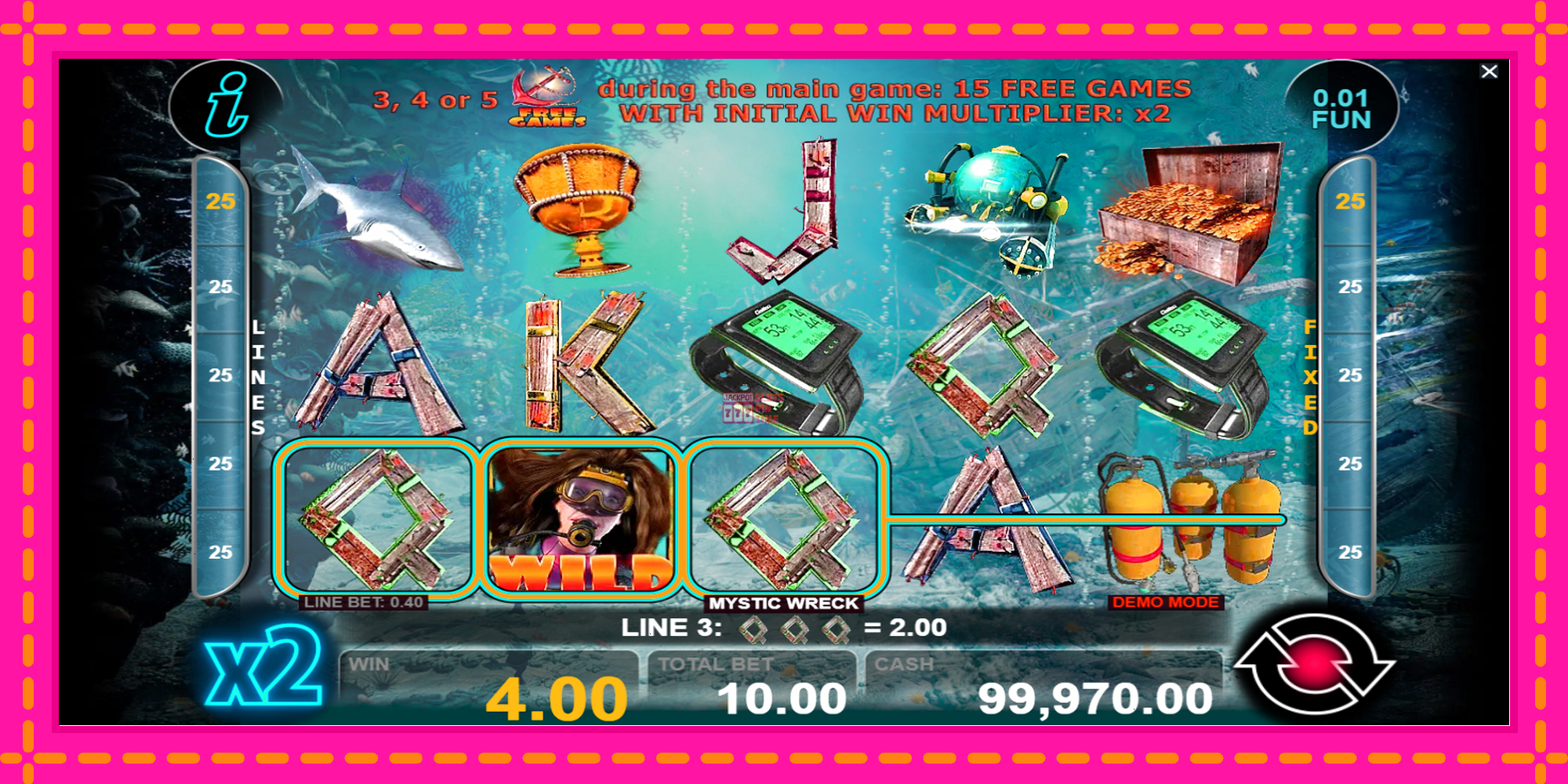 Slot machine Mystic Wreck gratuitamente, immagine 2