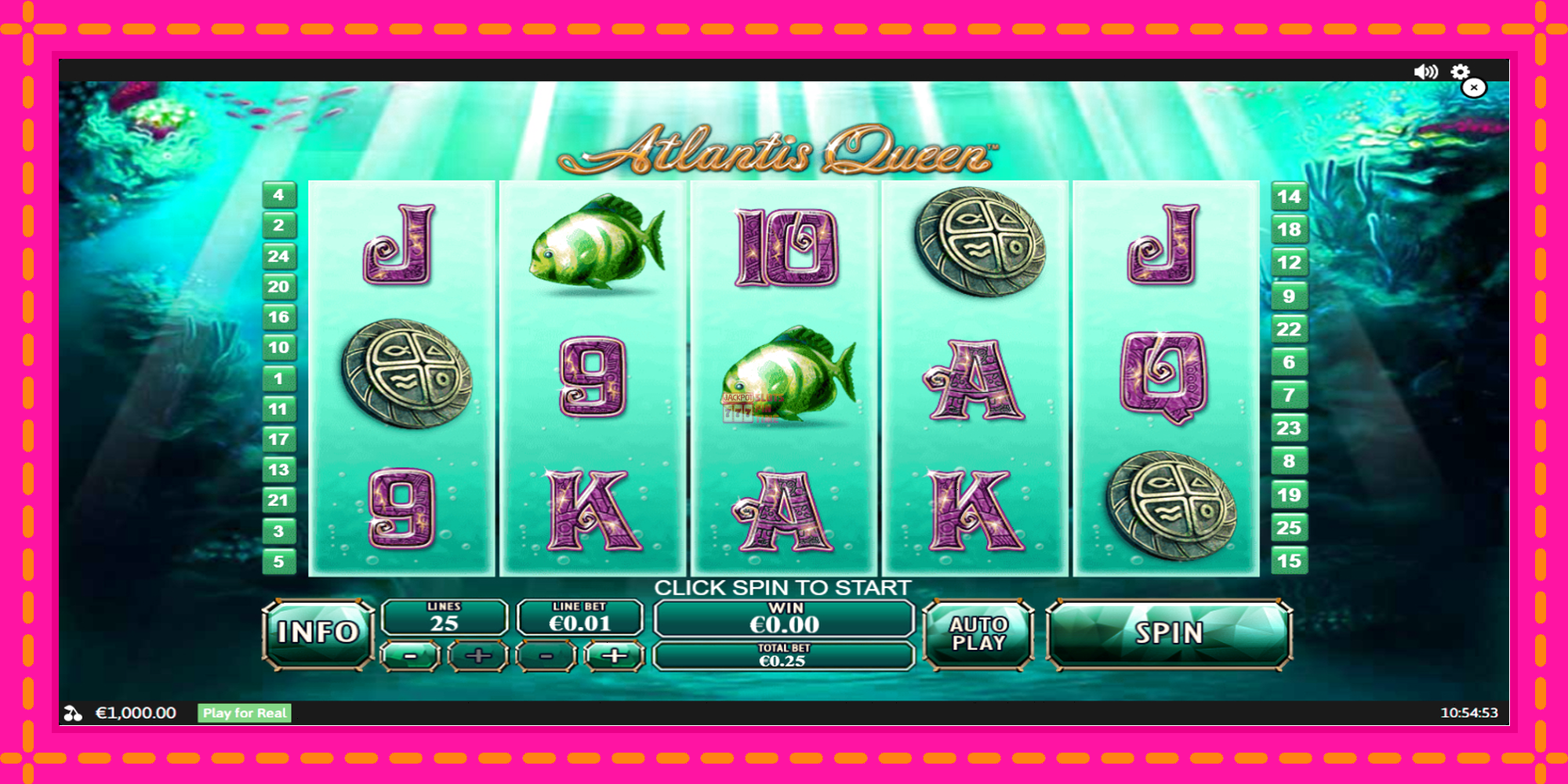 Slot machine Atlantis Queen gratuitamente, immagine 1