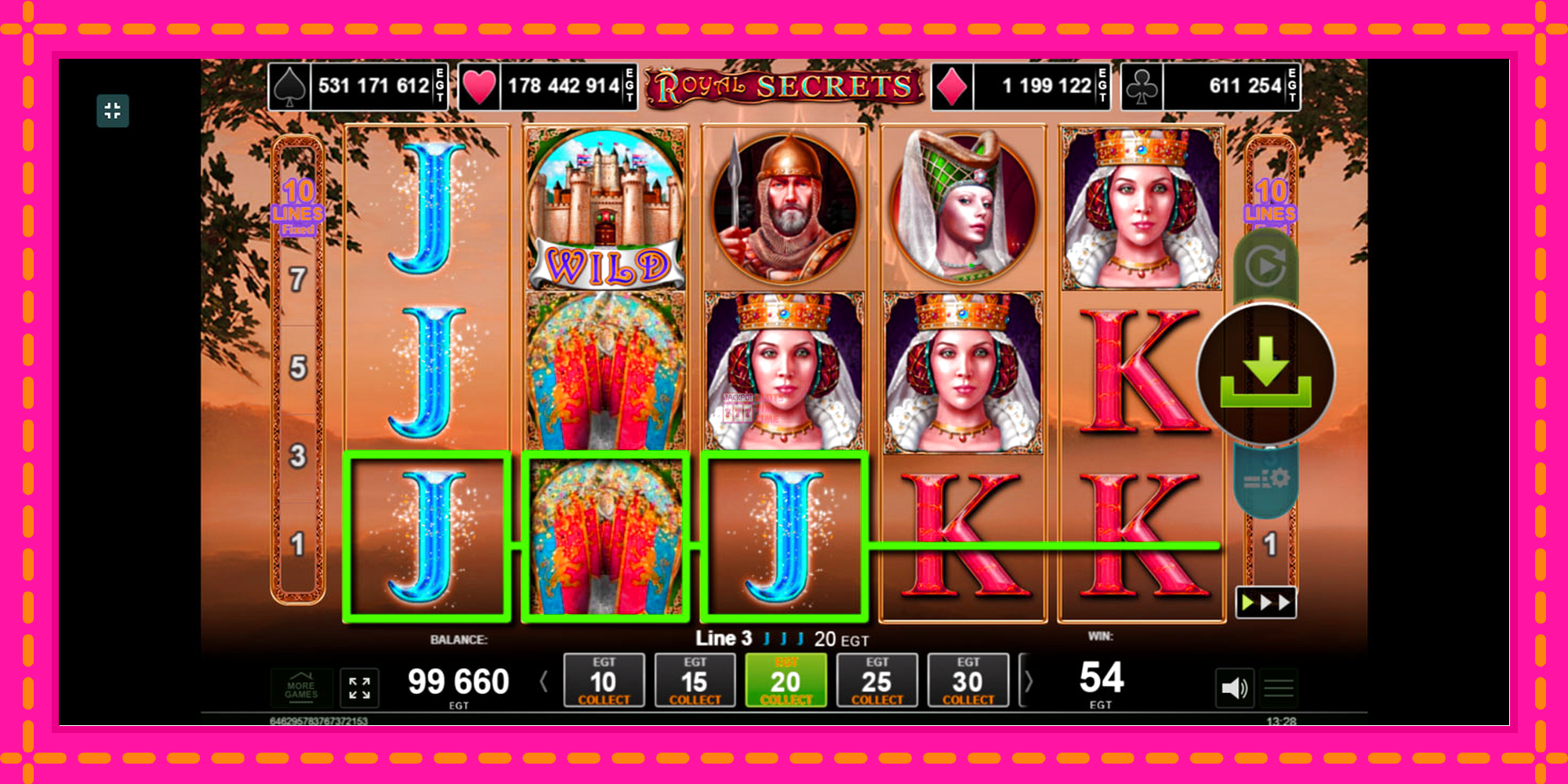 Slot machine Royal Secrets gratuitamente, immagine 2