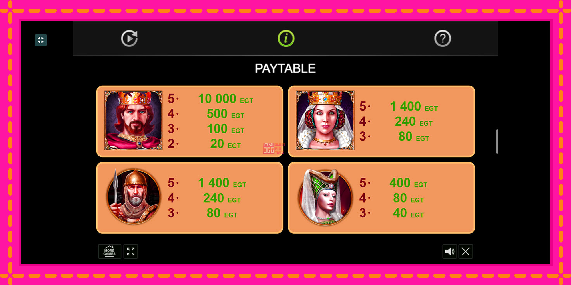 Slot machine Royal Secrets gratuitamente, immagine 6