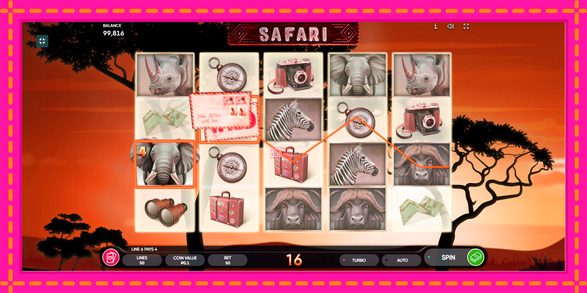 Slot machine Safari gratuitamente, immagine 3