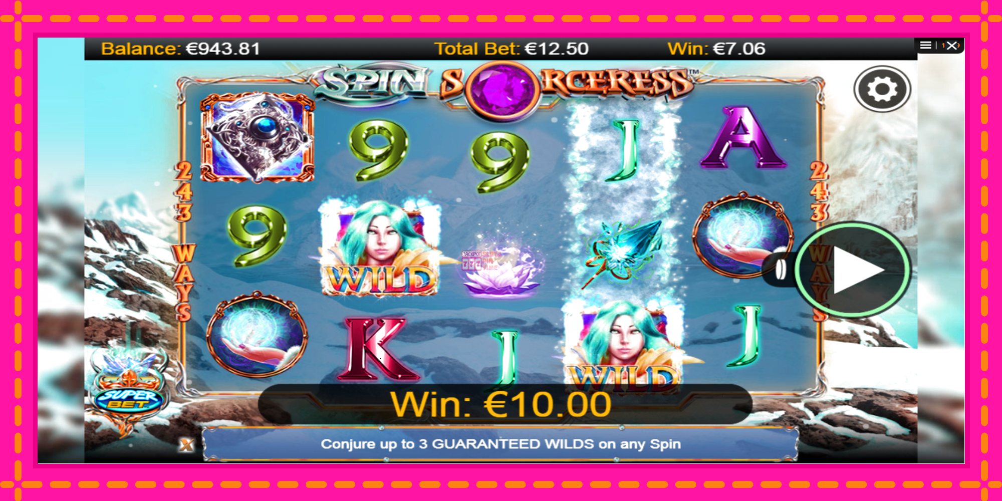 Slot machine Spin Sorceress gratuitamente, immagine 4