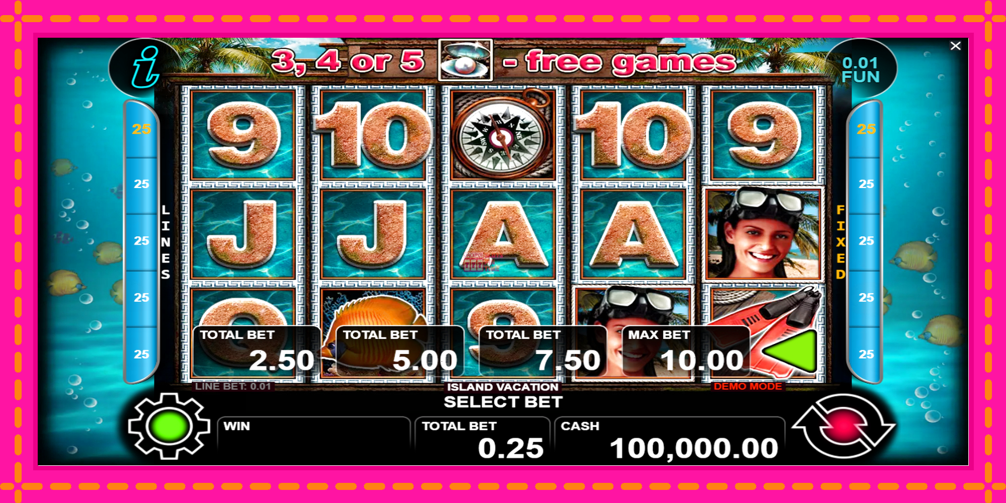 Slot machine Island Vacation gratuitamente, immagine 1