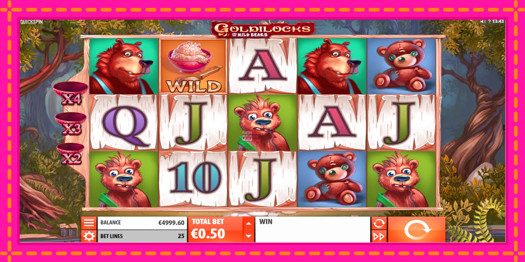 Slot machine Goldilocks and the Wild Bears gratuitamente, immagine 2