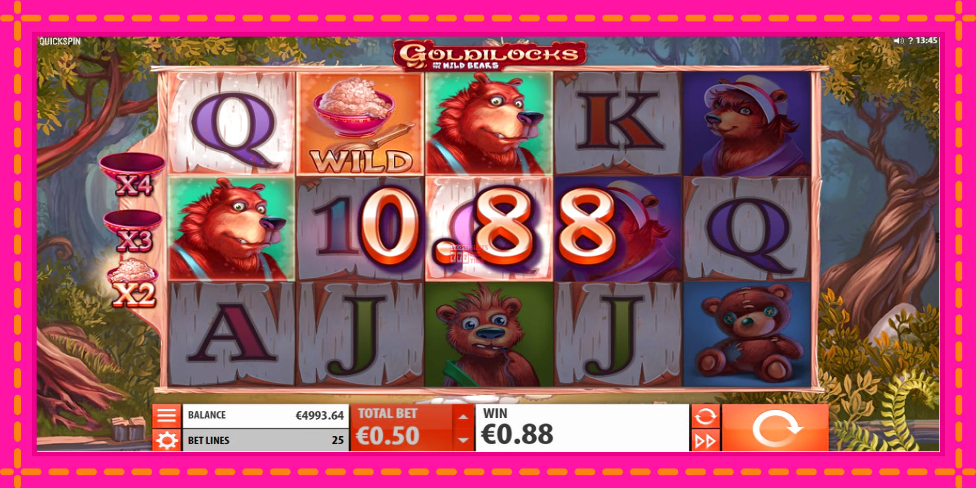 Slot machine Goldilocks and the Wild Bears gratuitamente, immagine 3