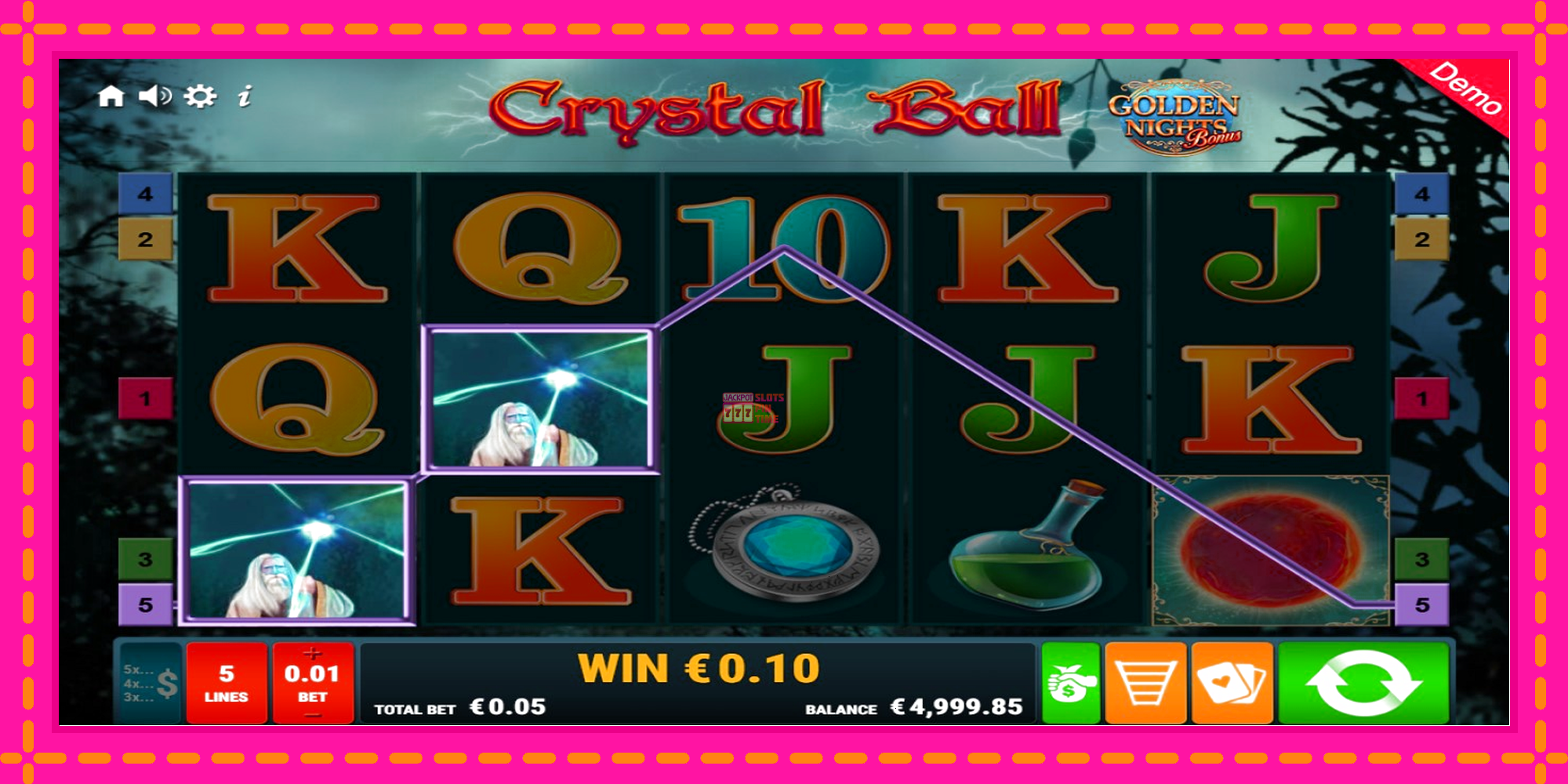 Slot machine Crystal Ball Golden Nights gratuitamente, immagine 2