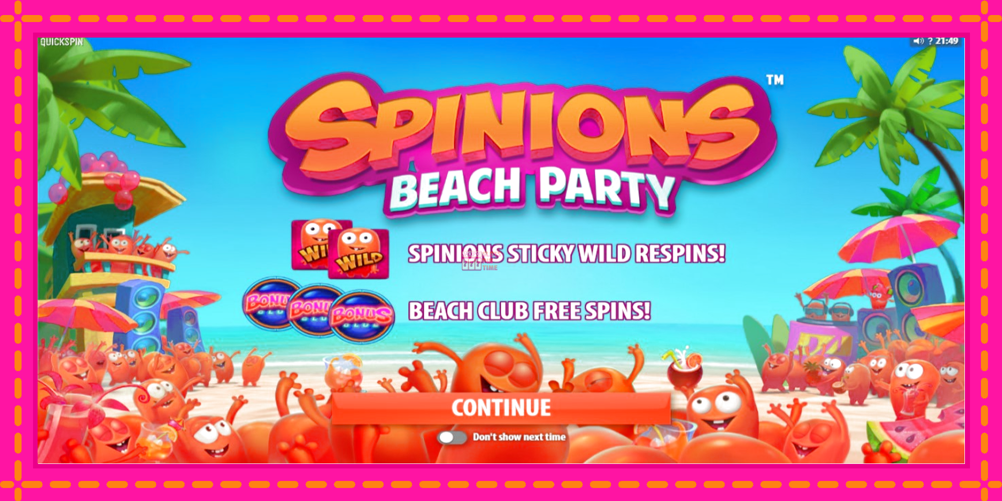 Slot machine Spinions Beach Party gratuitamente, immagine 1