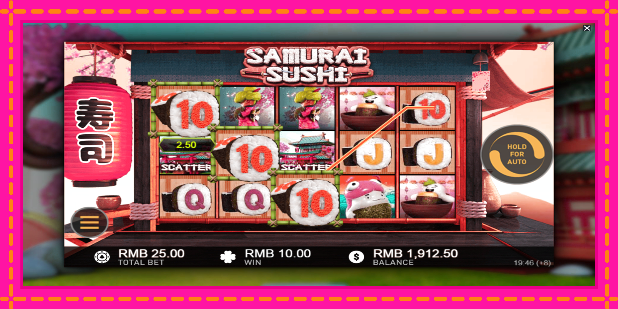 Slot machine Samurai Sushi gratuitamente, immagine 3