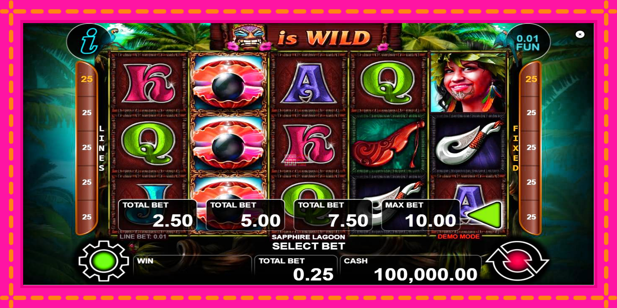 Slot machine Sapphire Lagoon gratuitamente, immagine 1