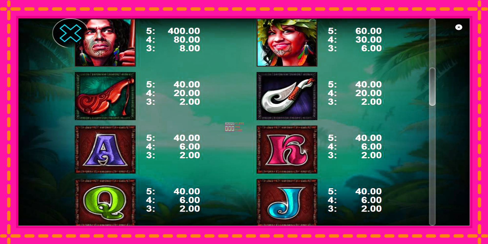 Slot machine Sapphire Lagoon gratuitamente, immagine 6