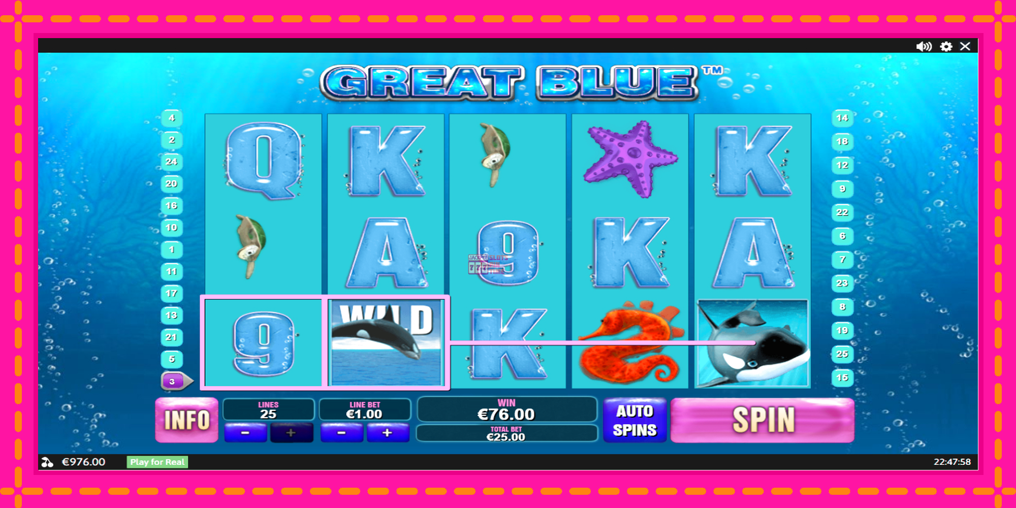 Slot machine Great Blue gratuitamente, immagine 2