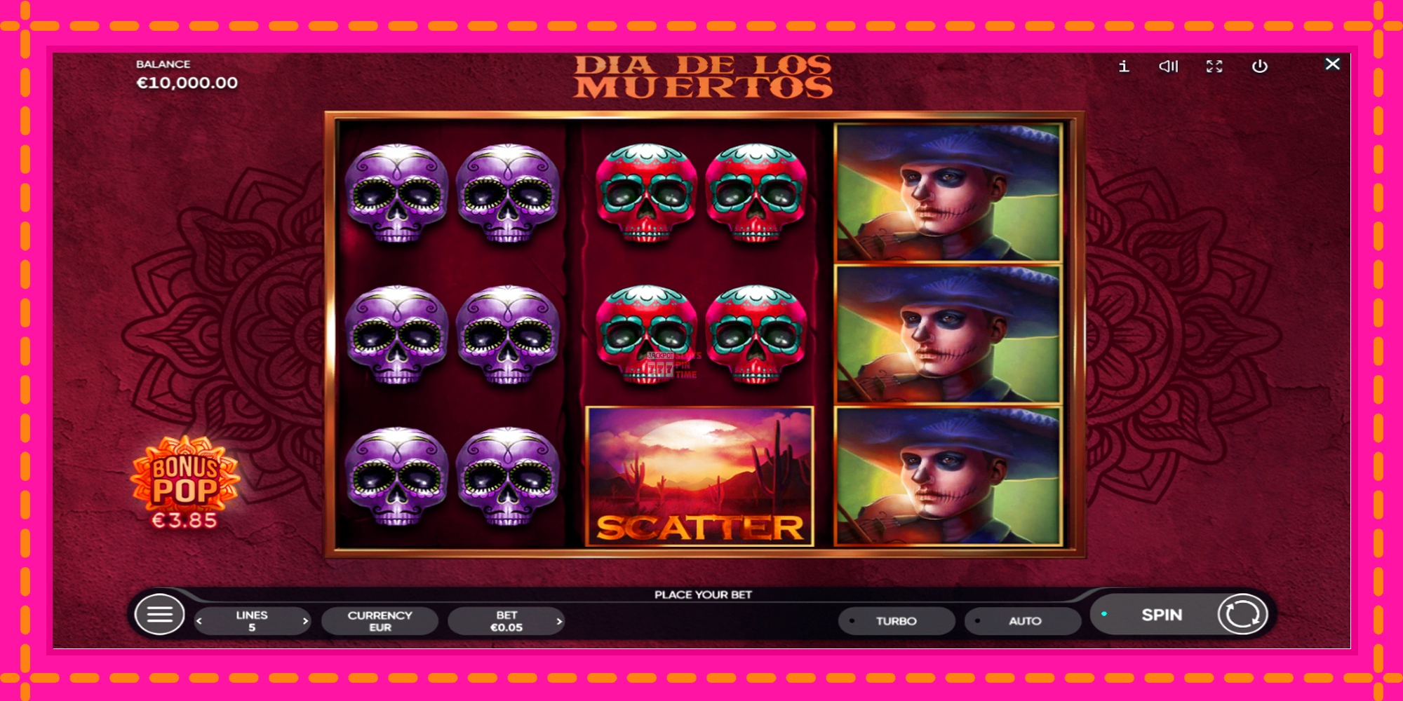 Slot machine Dia de Los Muertos gratuitamente, immagine 1