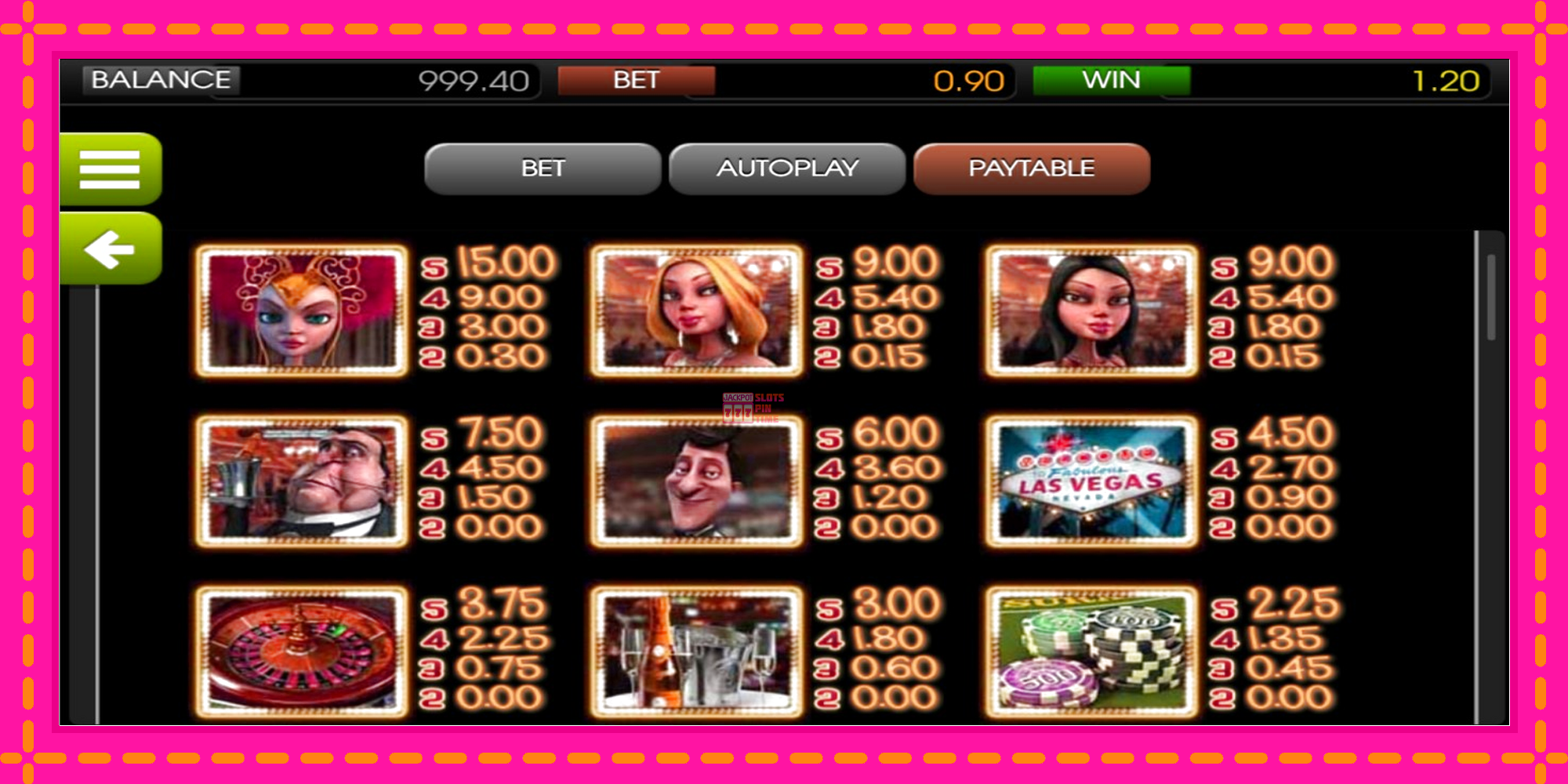 Slot machine Mr. Vegas gratuitamente, immagine 3