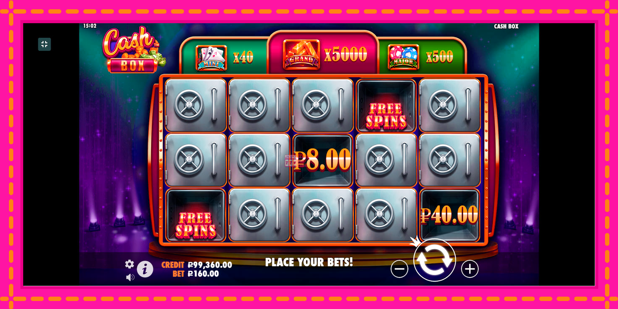 Slot machine Cash Box gratuitamente, immagine 3