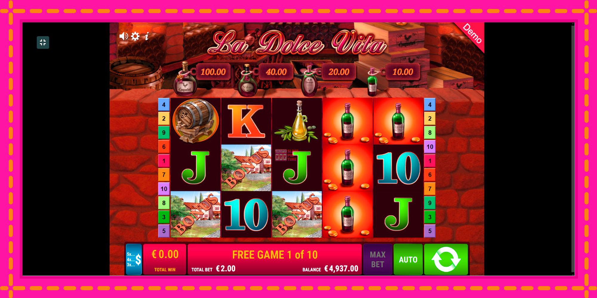 Slot machine La Dolce Vita gratuitamente, immagine 4