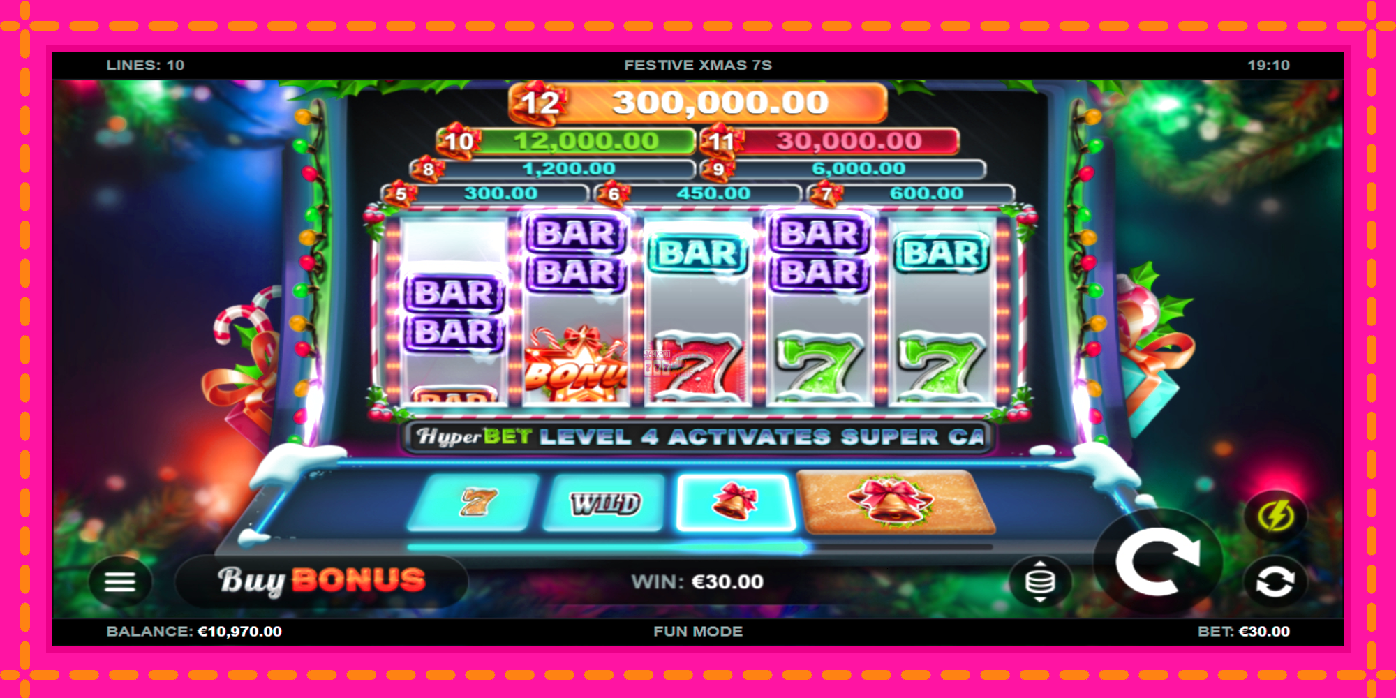 Slot machine Festive Xmas 7s gratuitamente, immagine 3