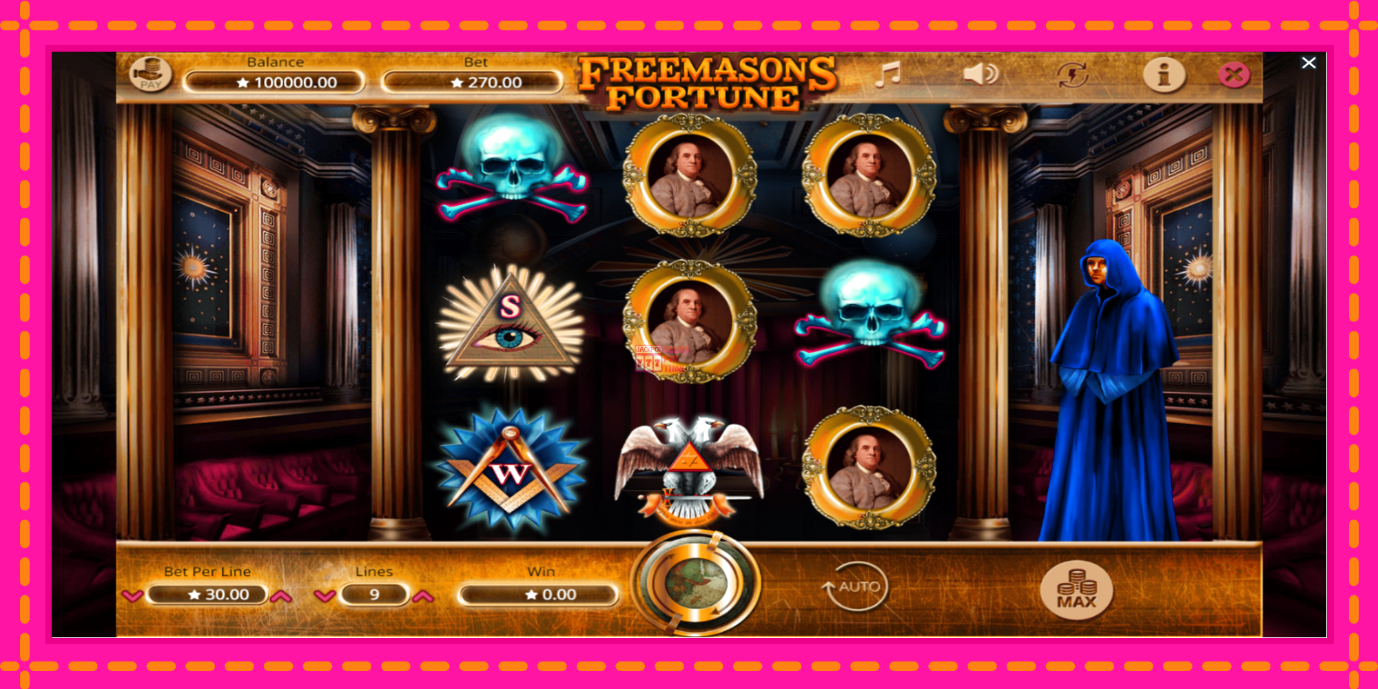 Slot machine Freemasons Fortune gratuitamente, immagine 2