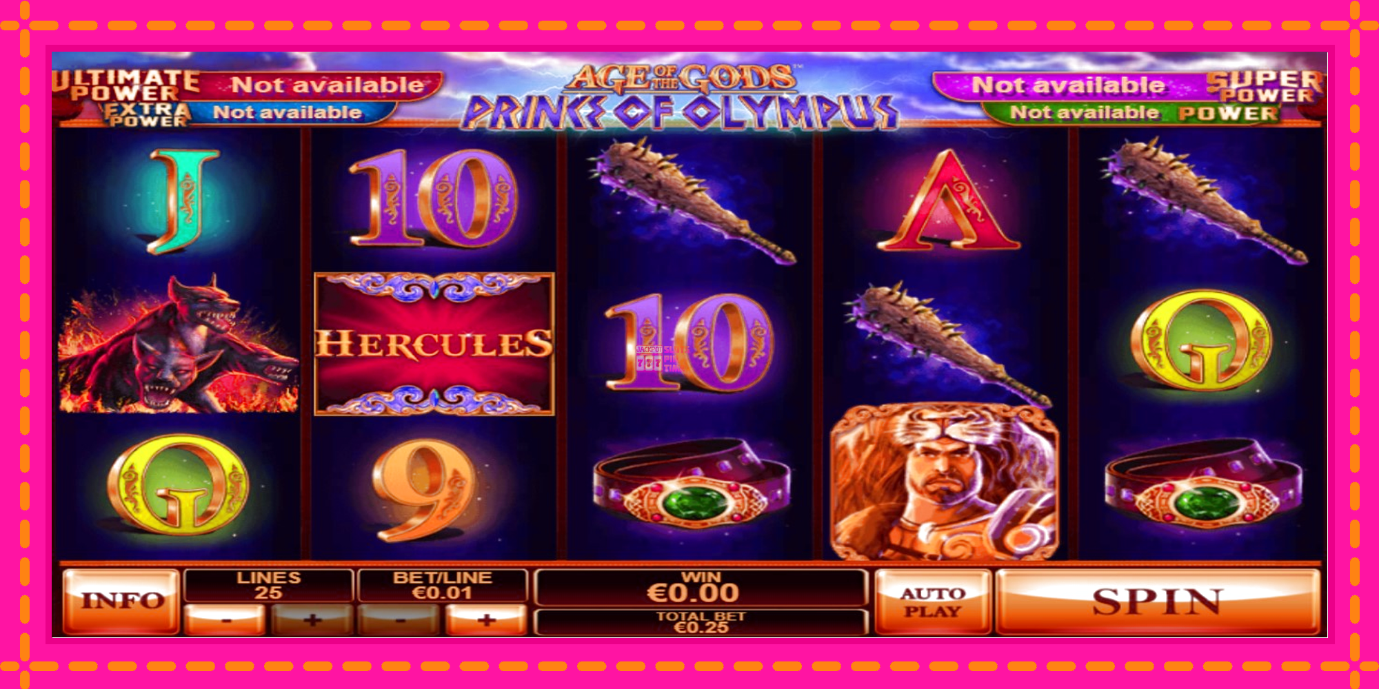 Slot machine Age of the Gods Prince of Olympus gratuitamente, immagine 1