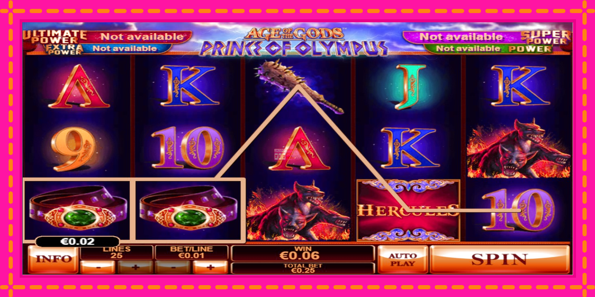 Slot machine Age of the Gods Prince of Olympus gratuitamente, immagine 2