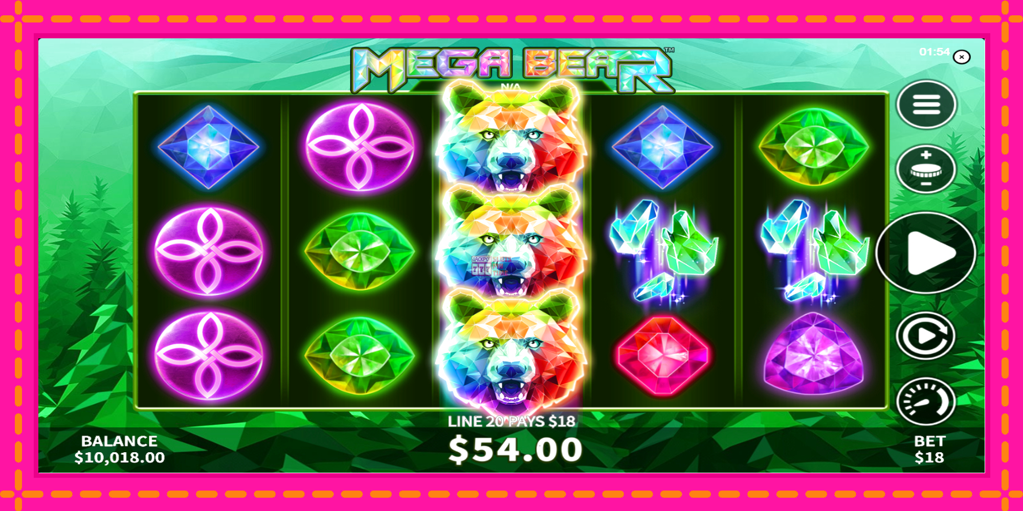 Slot machine Mega Bear gratuitamente, immagine 3