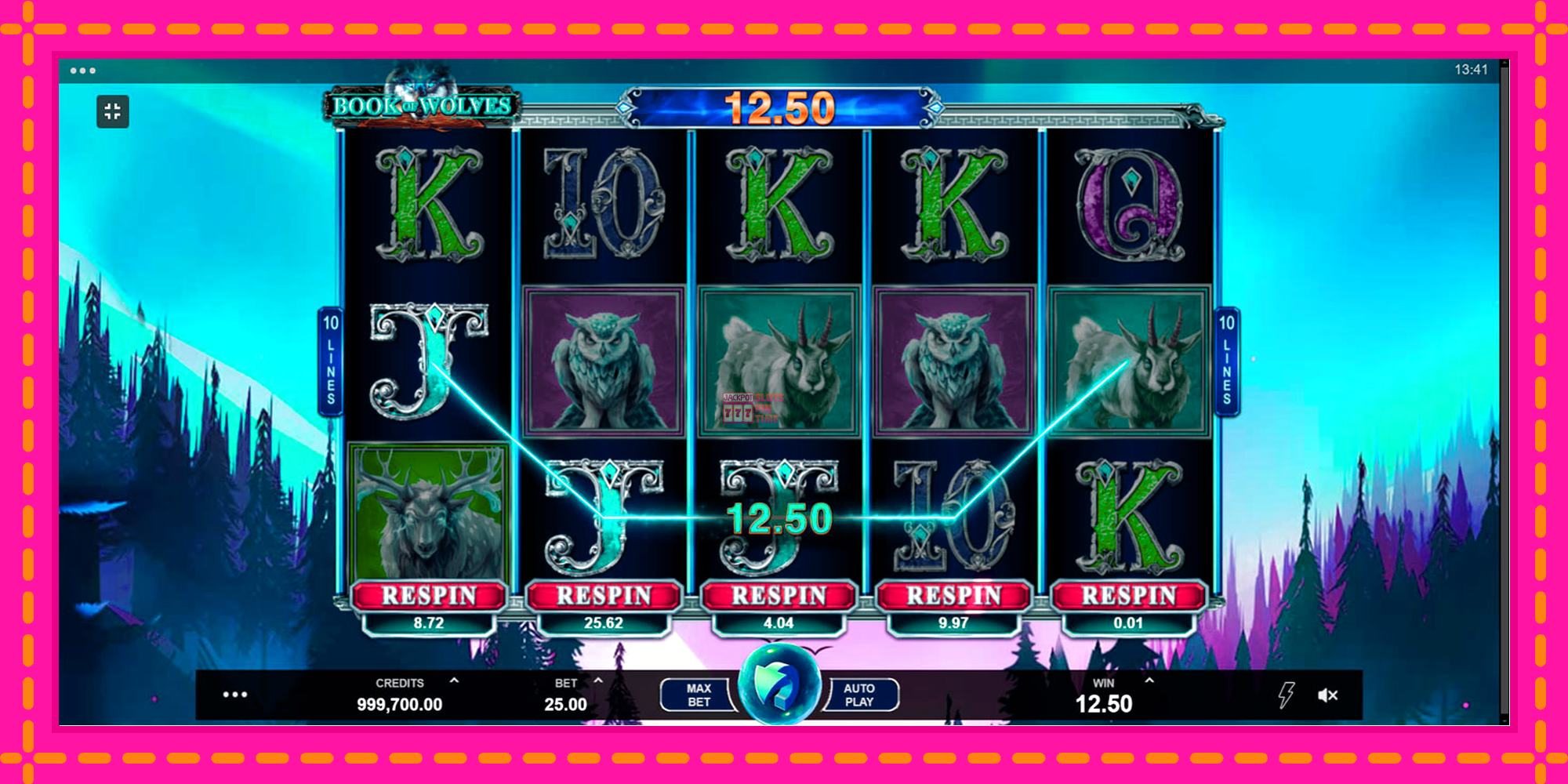 Slot machine Book of Wolves gratuitamente, immagine 4