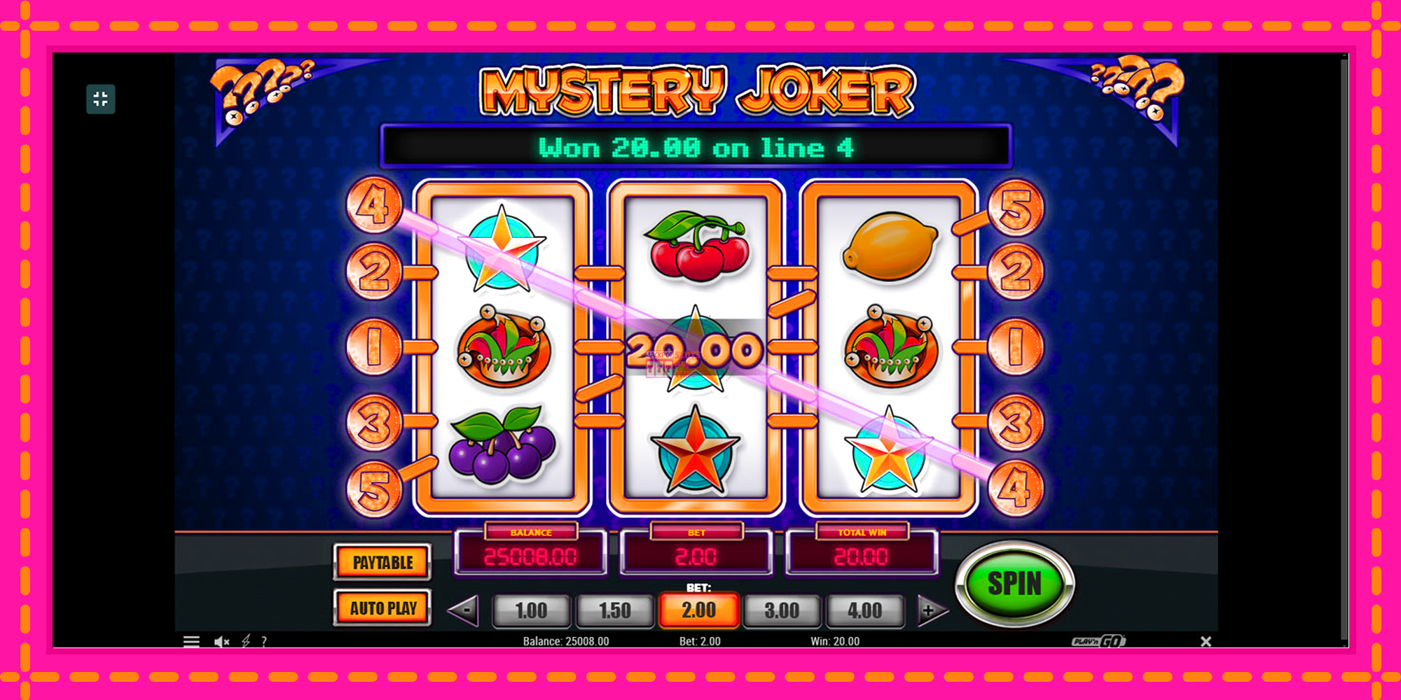 Slot machine Mystery Joker gratuitamente, immagine 4