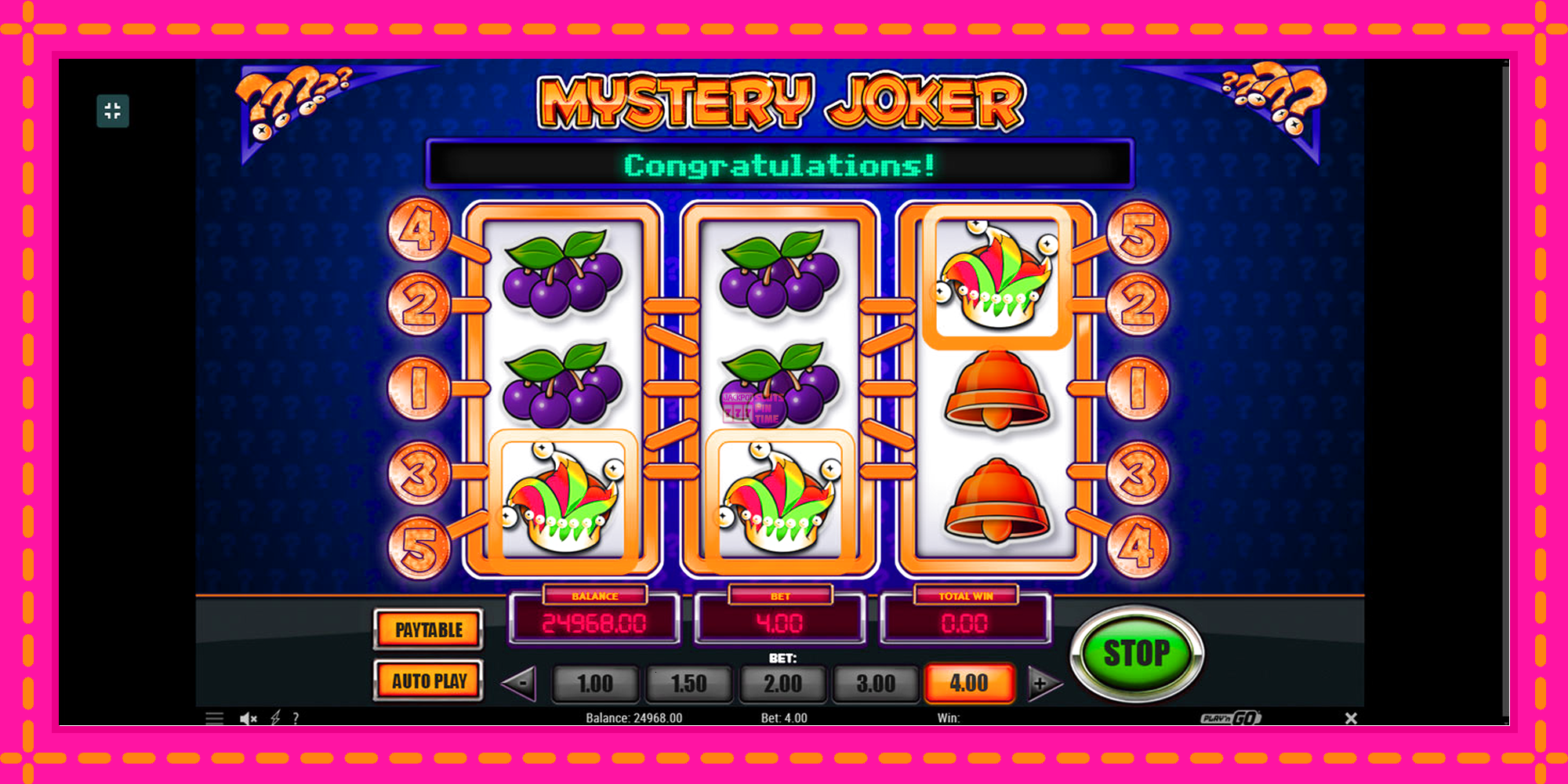 Slot machine Mystery Joker gratuitamente, immagine 5