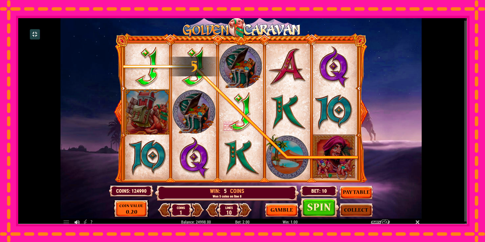 Slot machine Golden Caravan gratuitamente, immagine 2